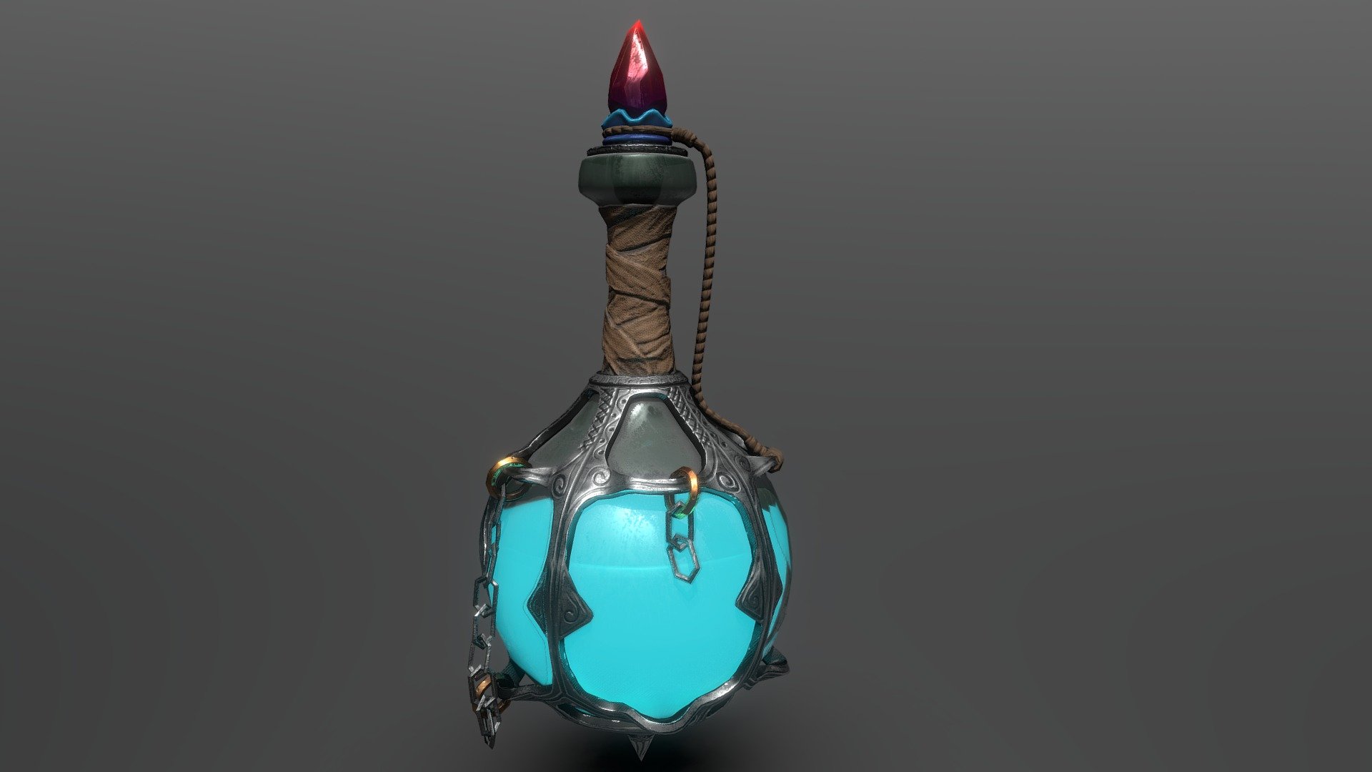 Flask Magic 3d model