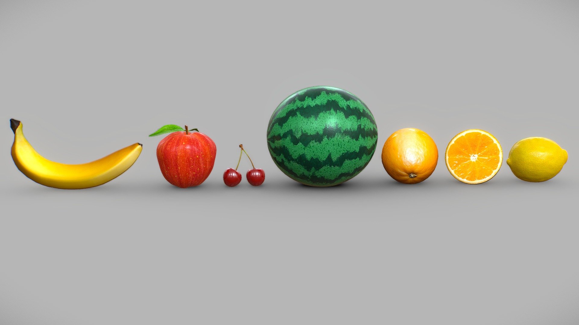 Fruit Pack 3d model