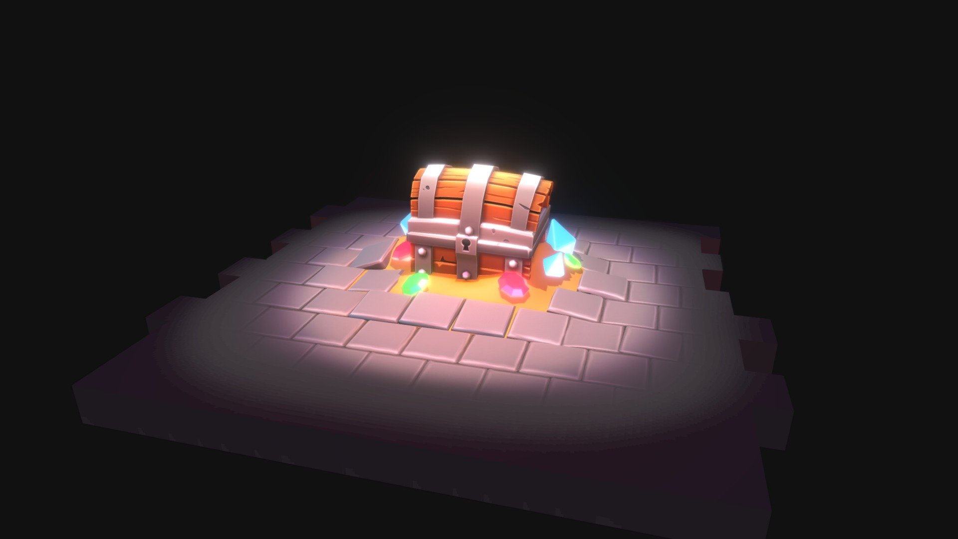 Chest of Sands 3d model