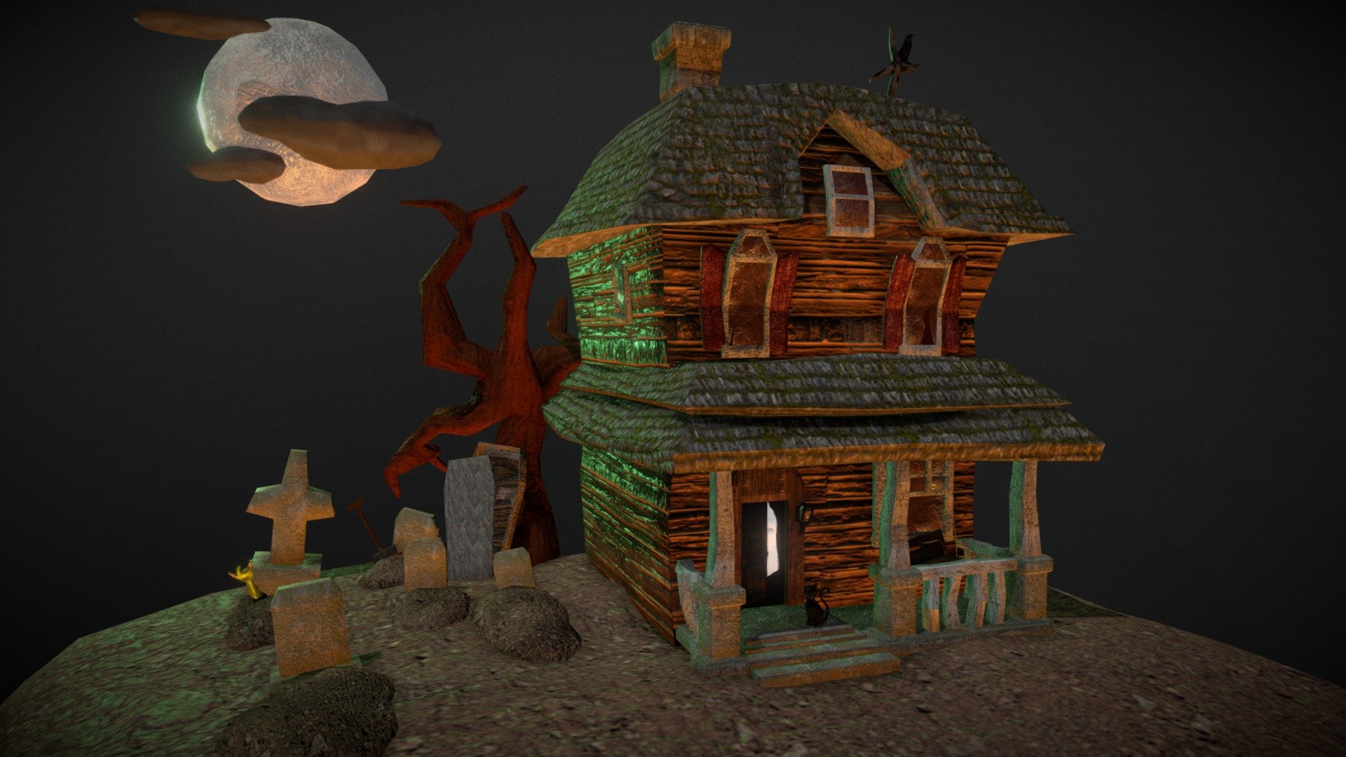 SpookHouse 3d model