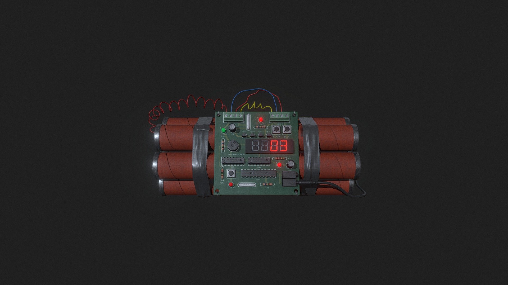 Time Bomb 3d model