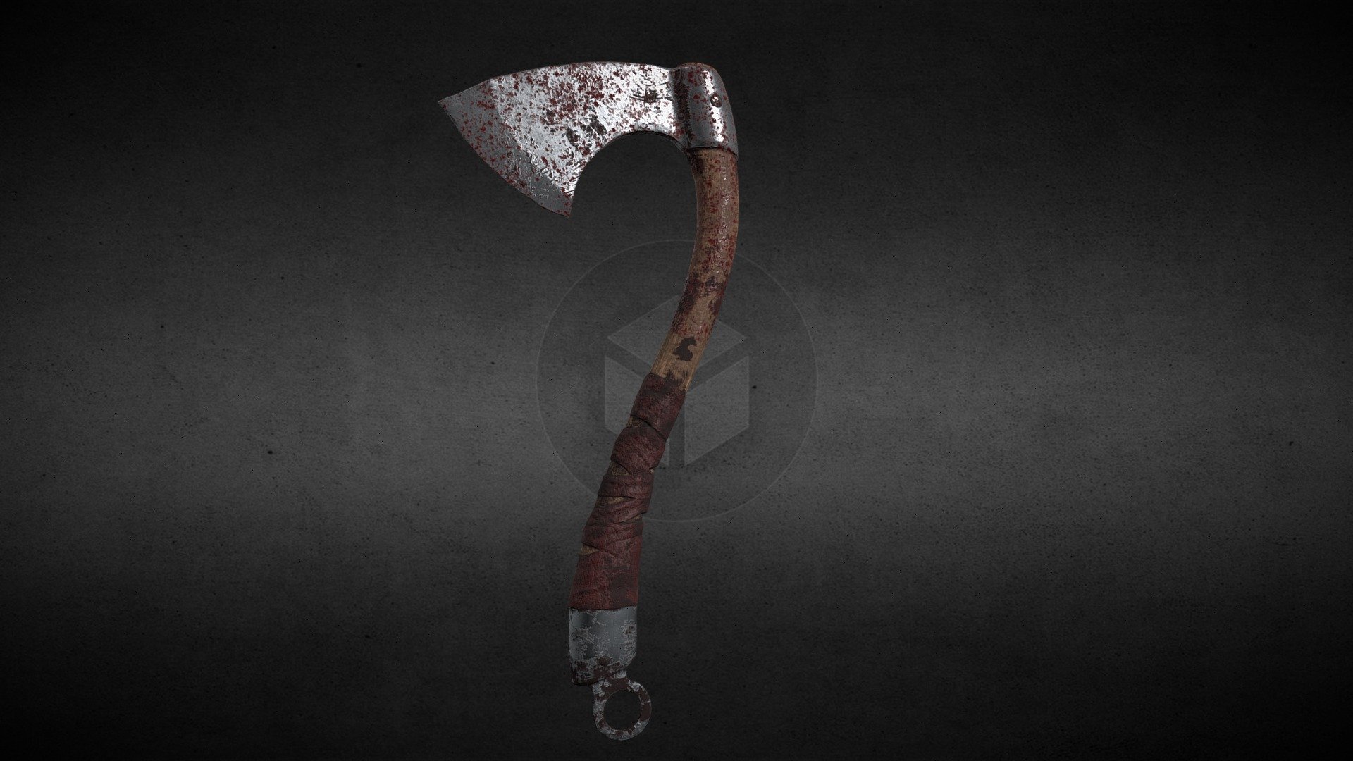 Old Battle Axe 3d model