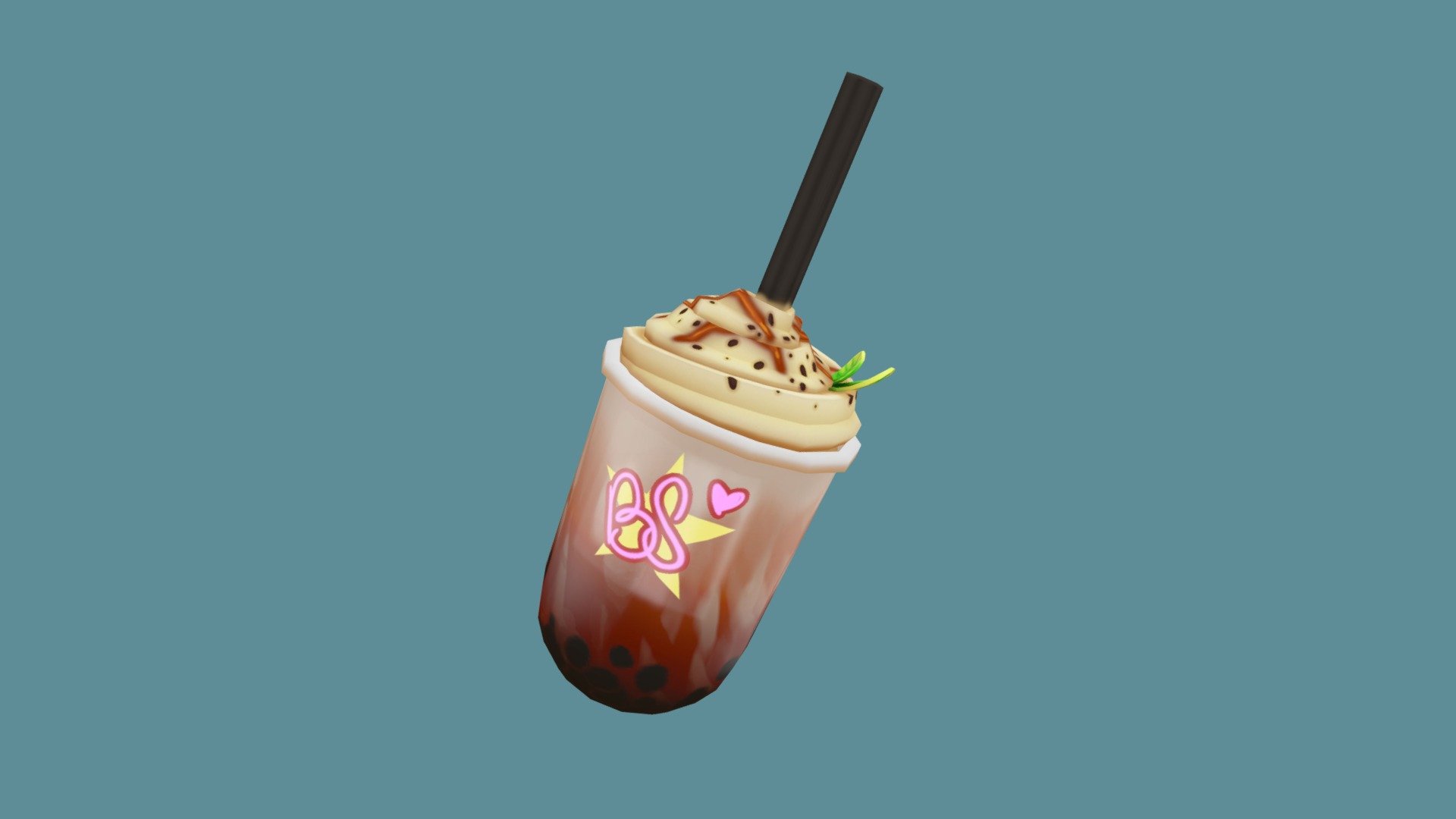 bubbletea 3d model