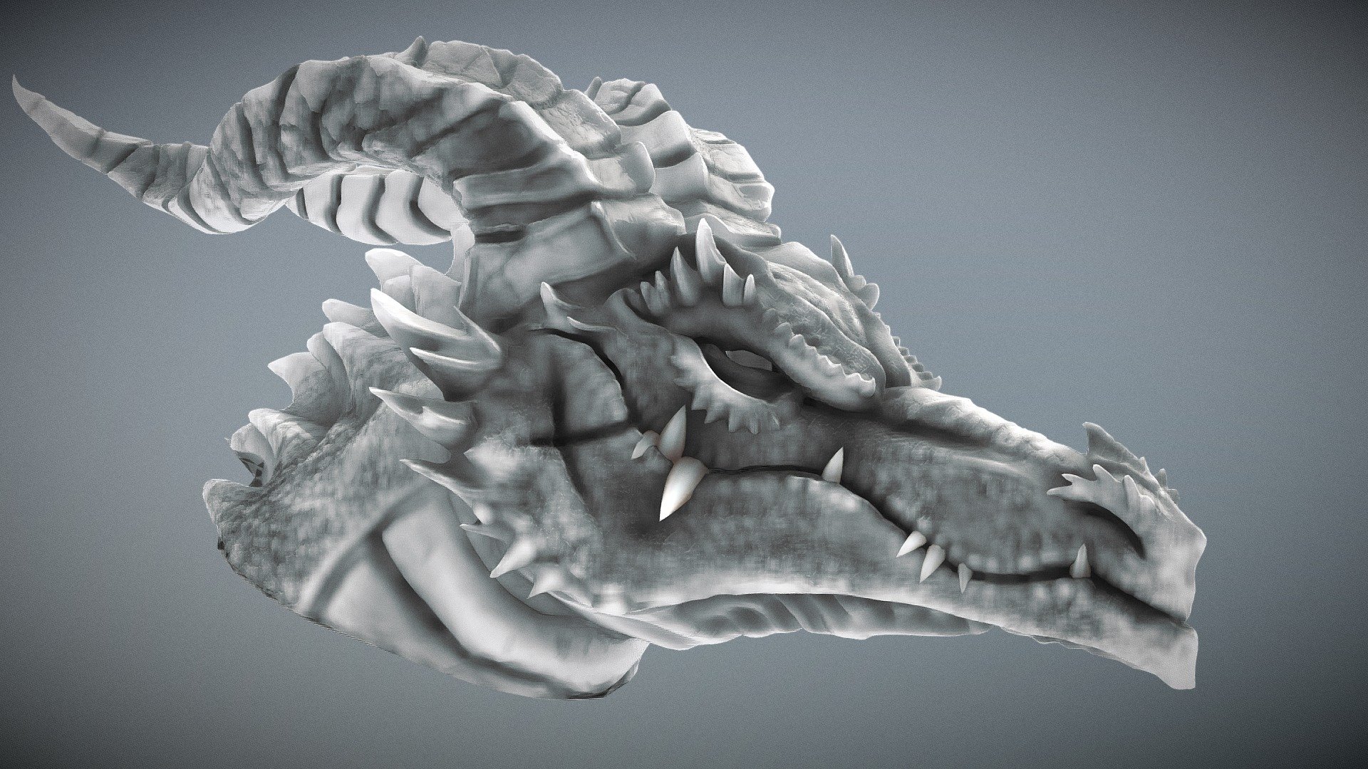 Dragon Head 3d model