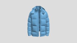 Puffer Jacket Unzipped