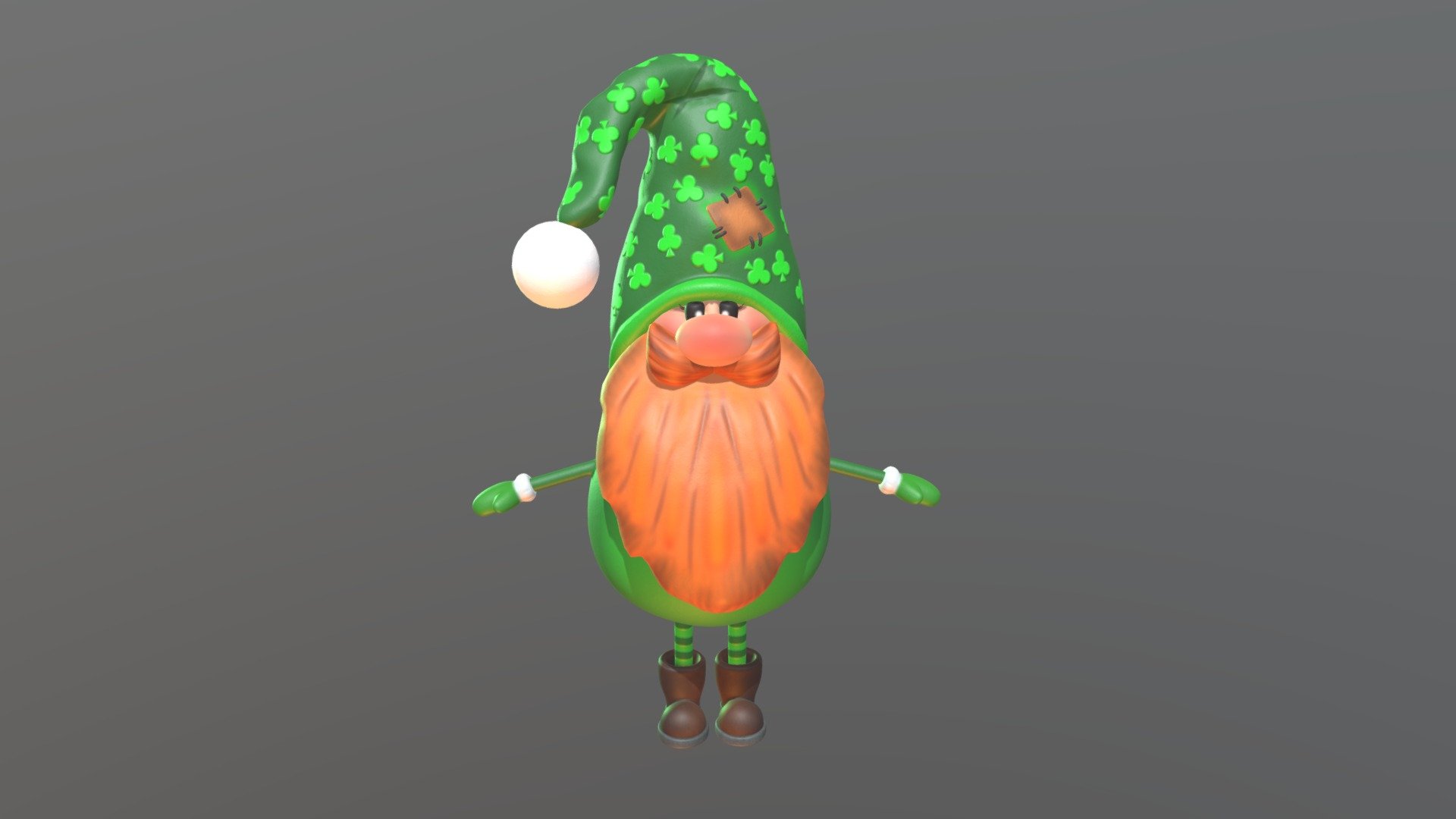 gnome_green 3d model