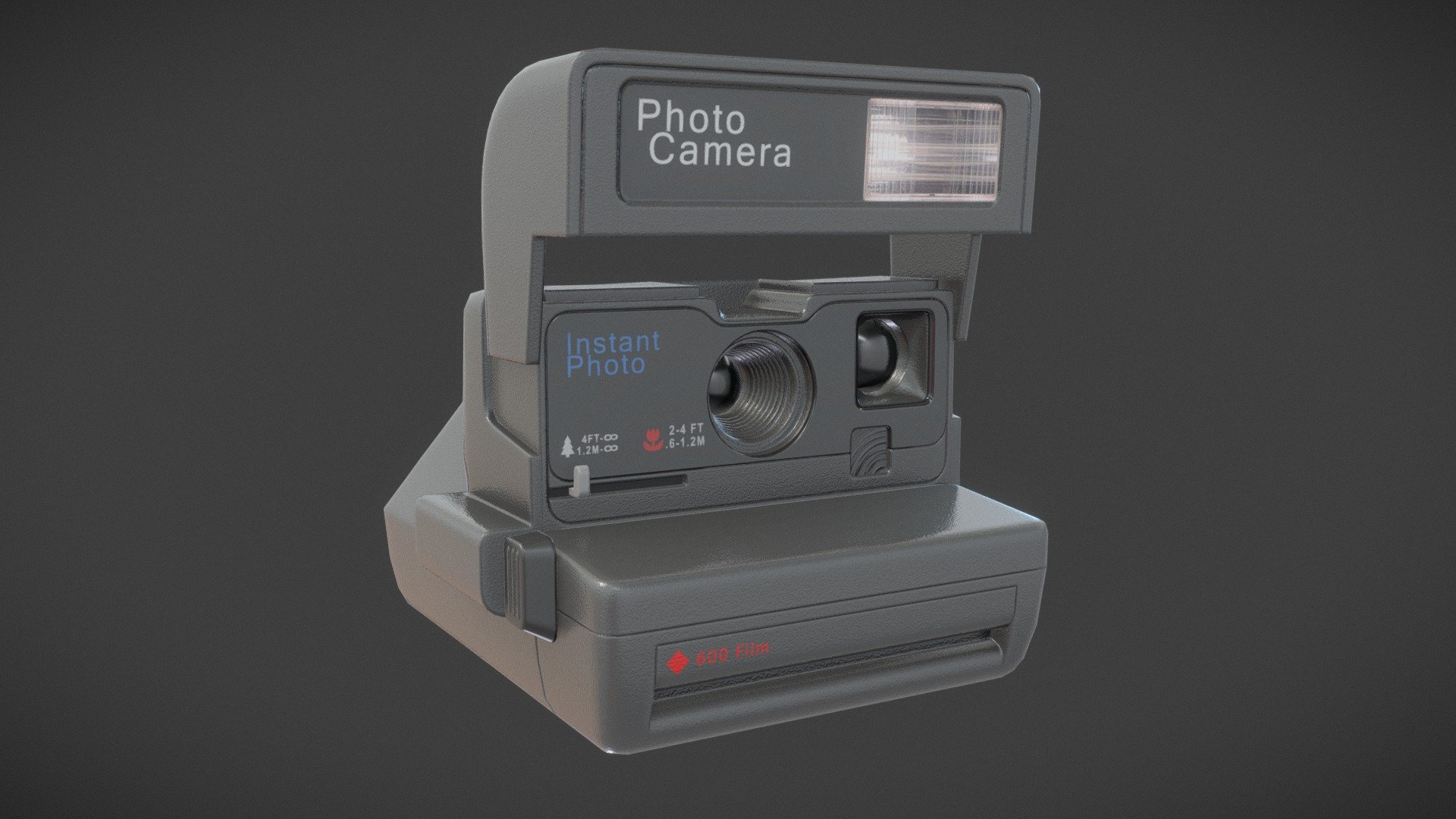 Polaroid Camera 3d model