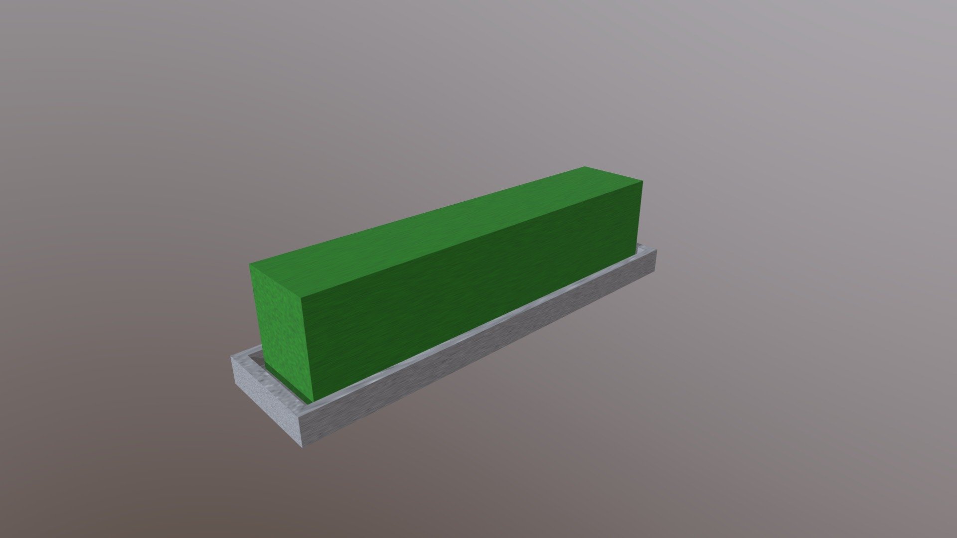 Box Of Grass 3d model