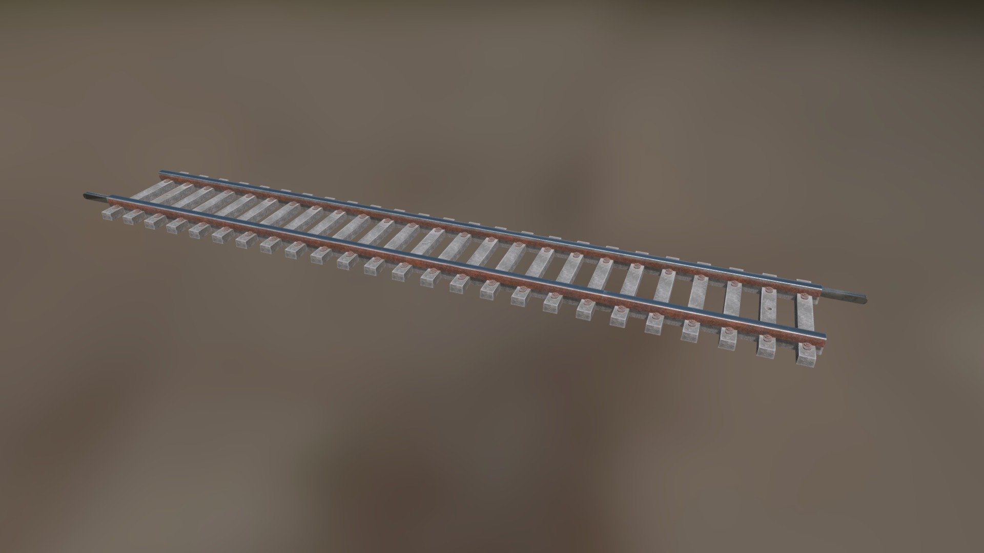 Train Track 3d model