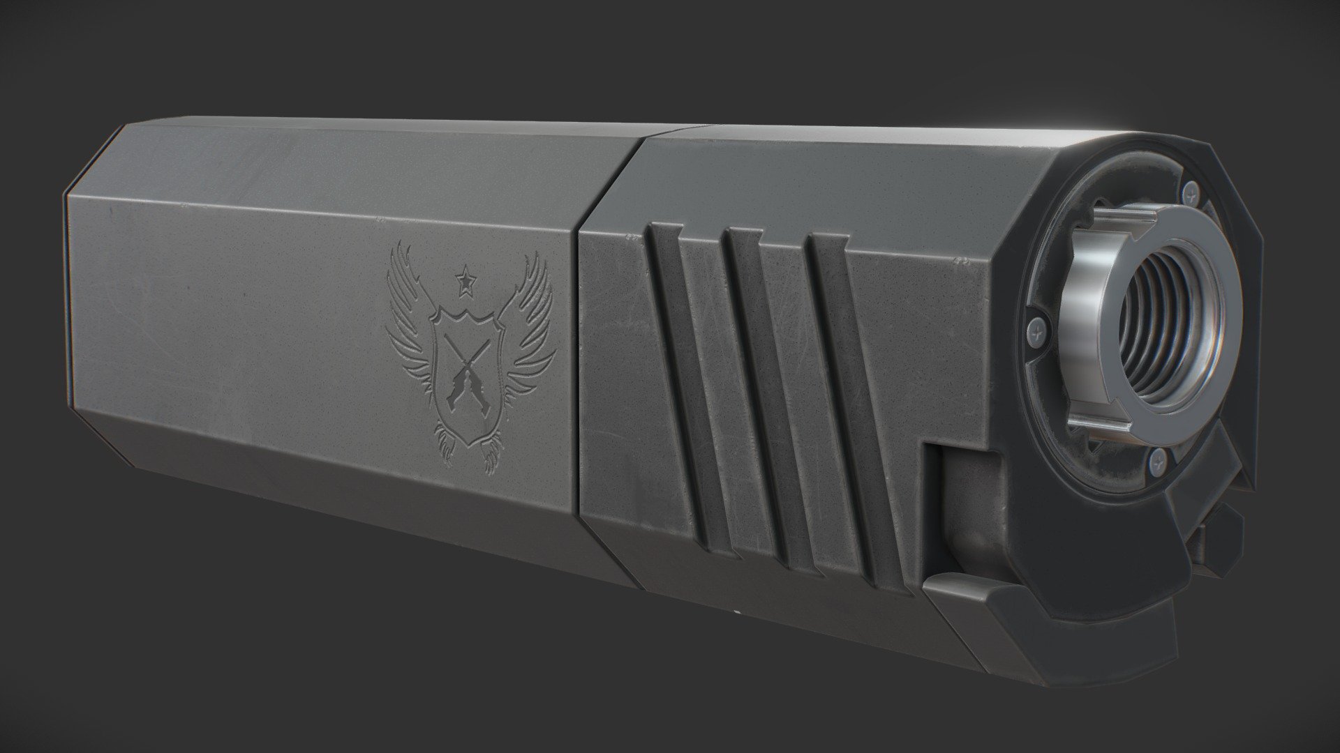 Osprey 45 Silencer 3d model