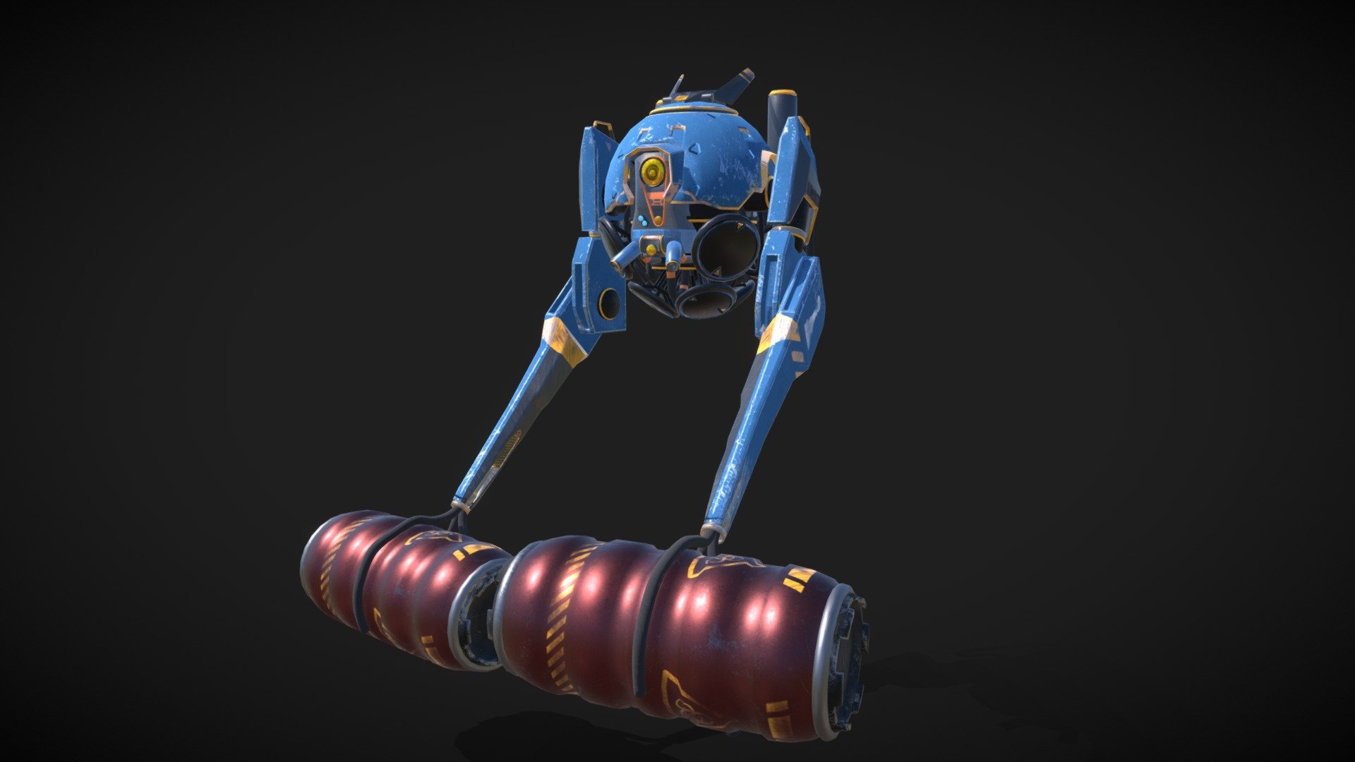 Pawn Support Droid (d4.1 config) 3d model