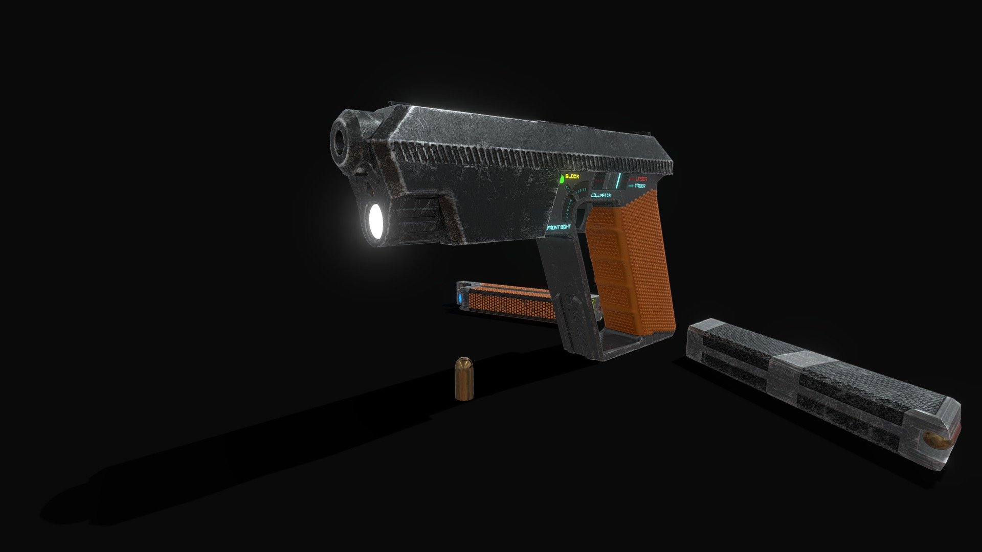 Pistol 3d model