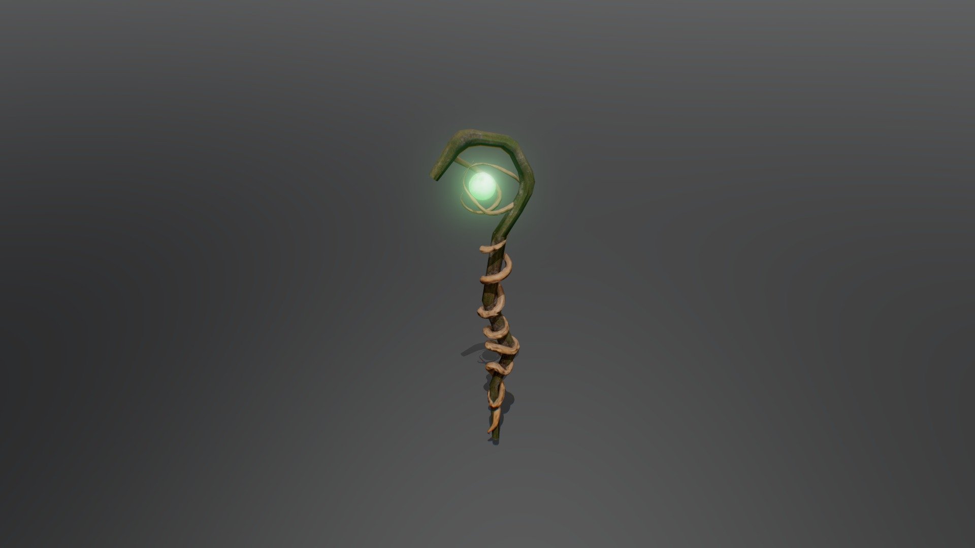 Magic Staff 3d model