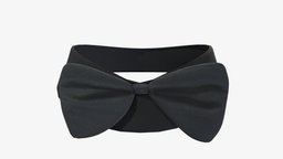 Black Collar With Bowtie