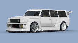 80s 70s Racing SUV