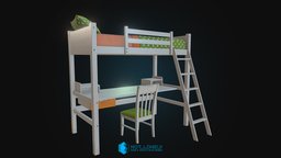 Childrens Bed & Table