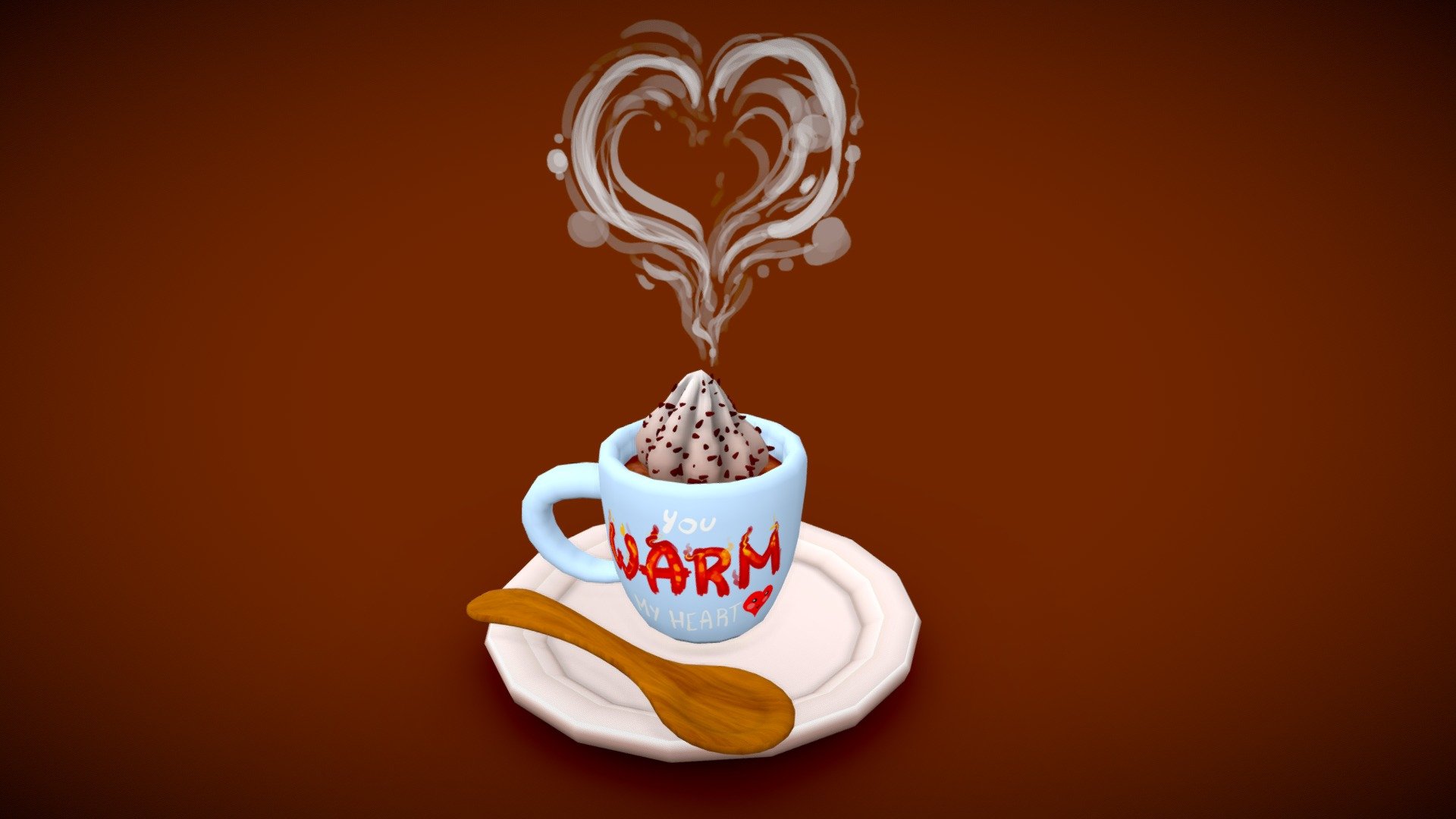 3December 2022 Day 20: Hot Drink 3d model