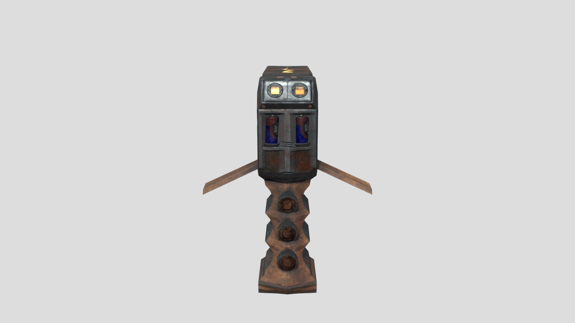 TP2_SteampunkTaser_ChokoualéDatouLilian 3d model