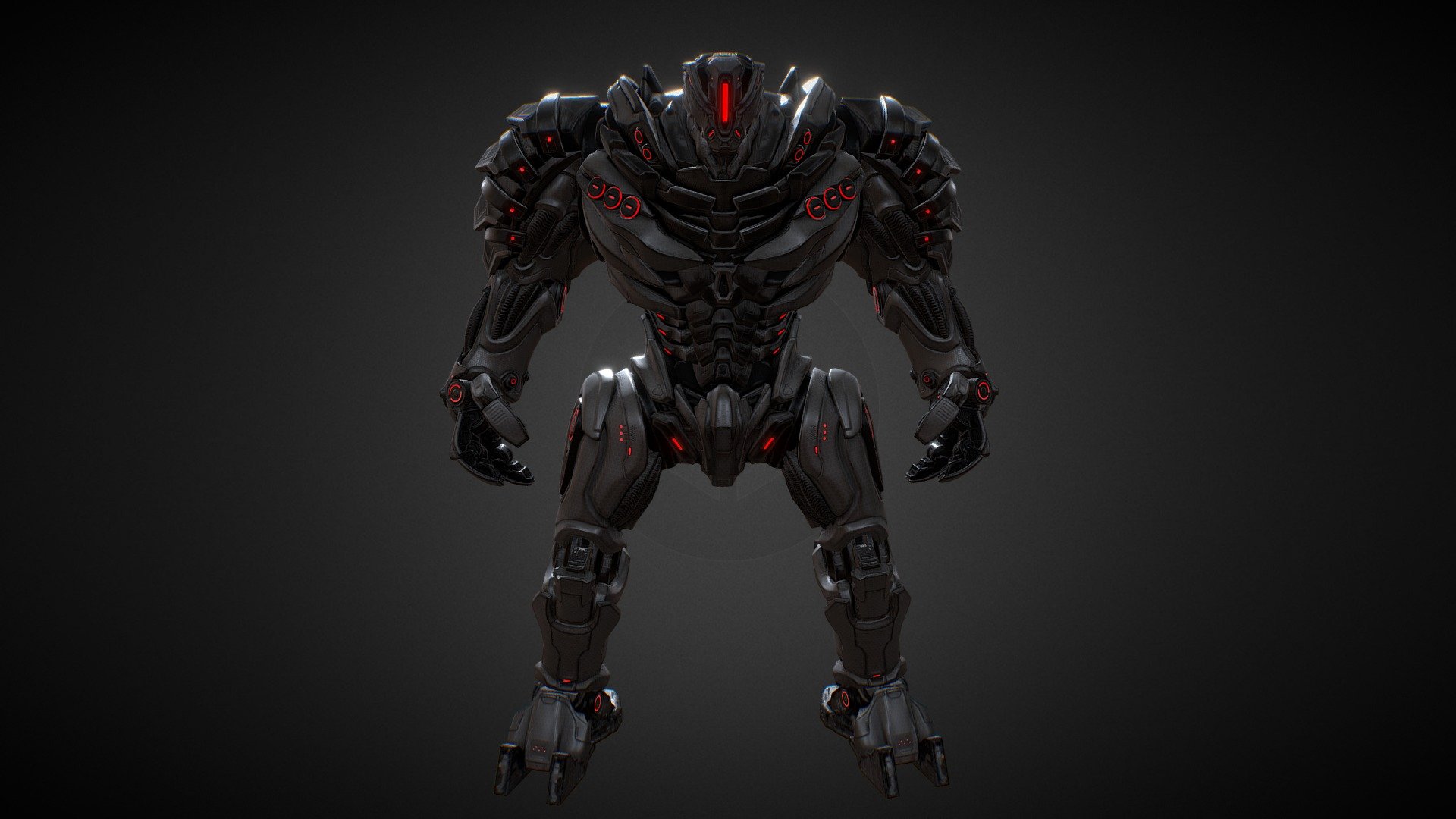 Humnx Obsidian Behemoth 3d model