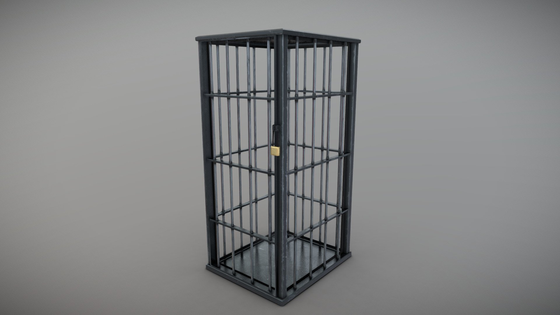 Tall Cage 3d model