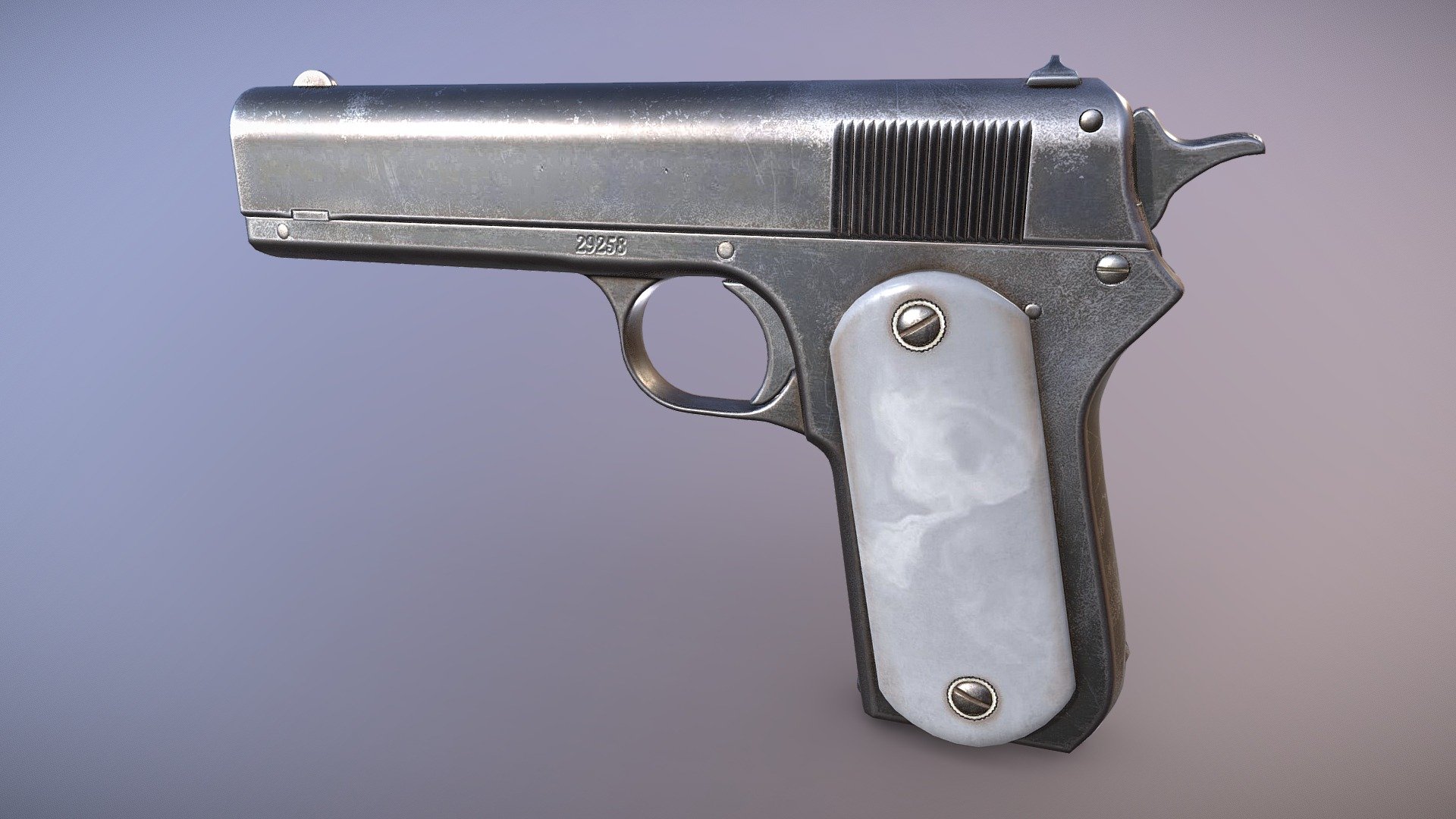 1903 Pocket Hammer 3d model