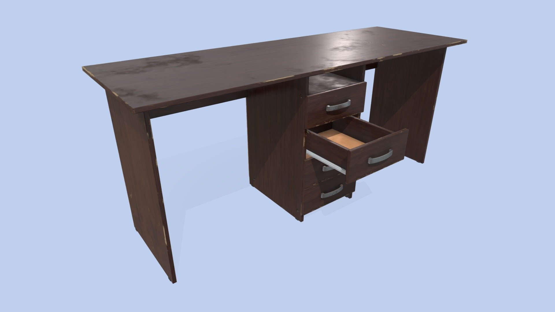 Old Desk 3d model