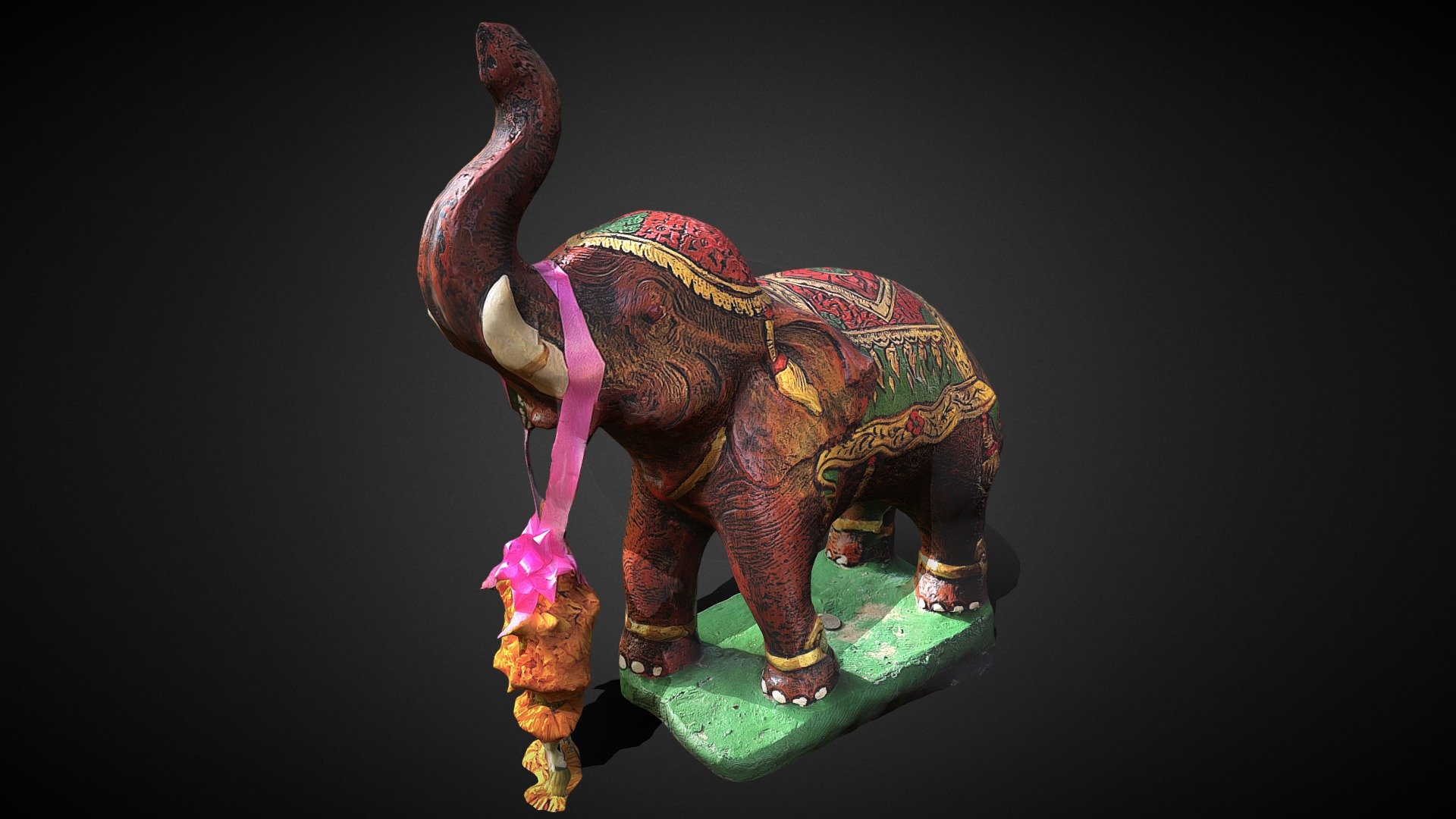 elephant thai 3d model