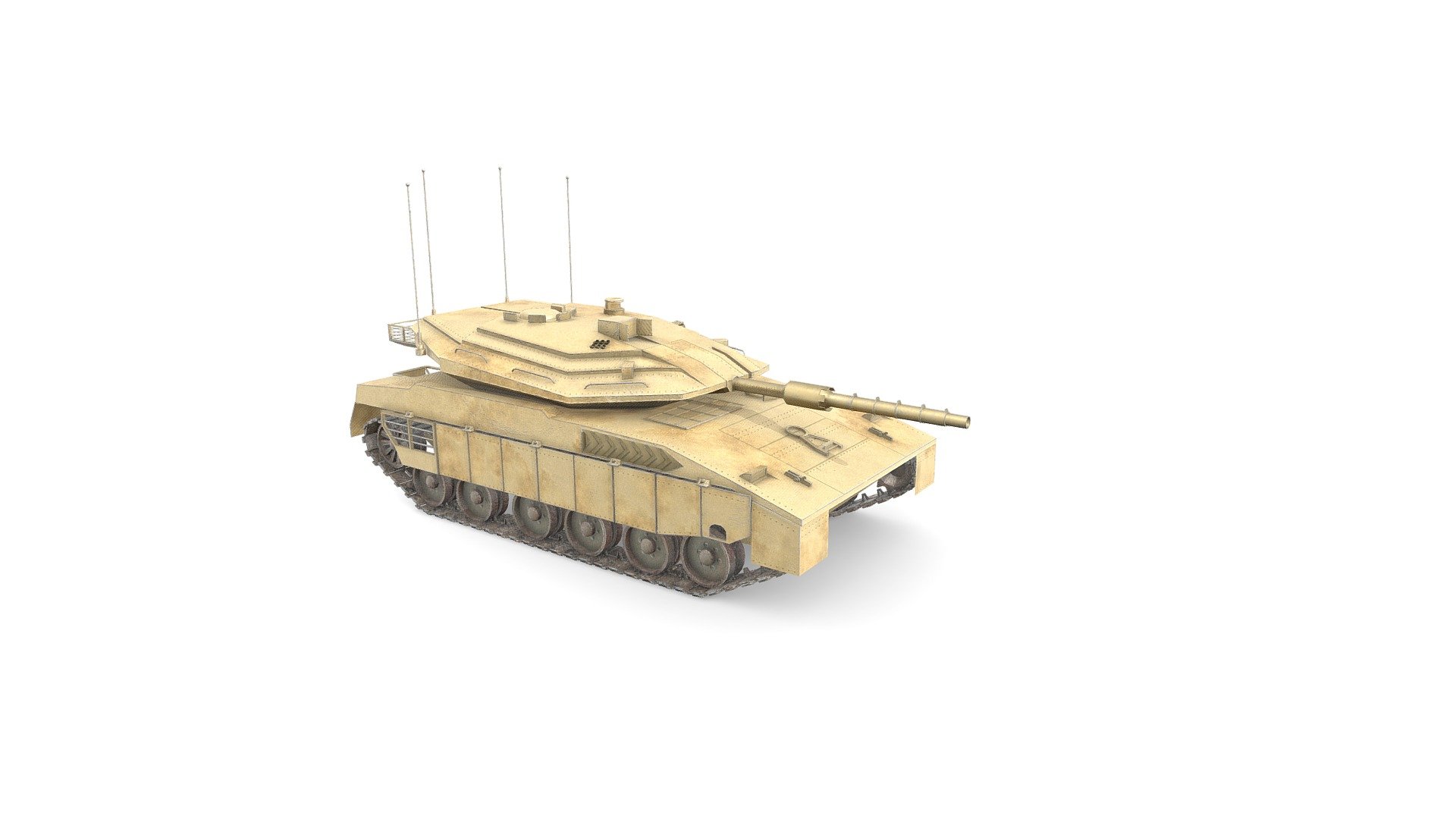 Merkava_MK4 3d model