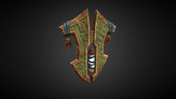 Wooden magic shield