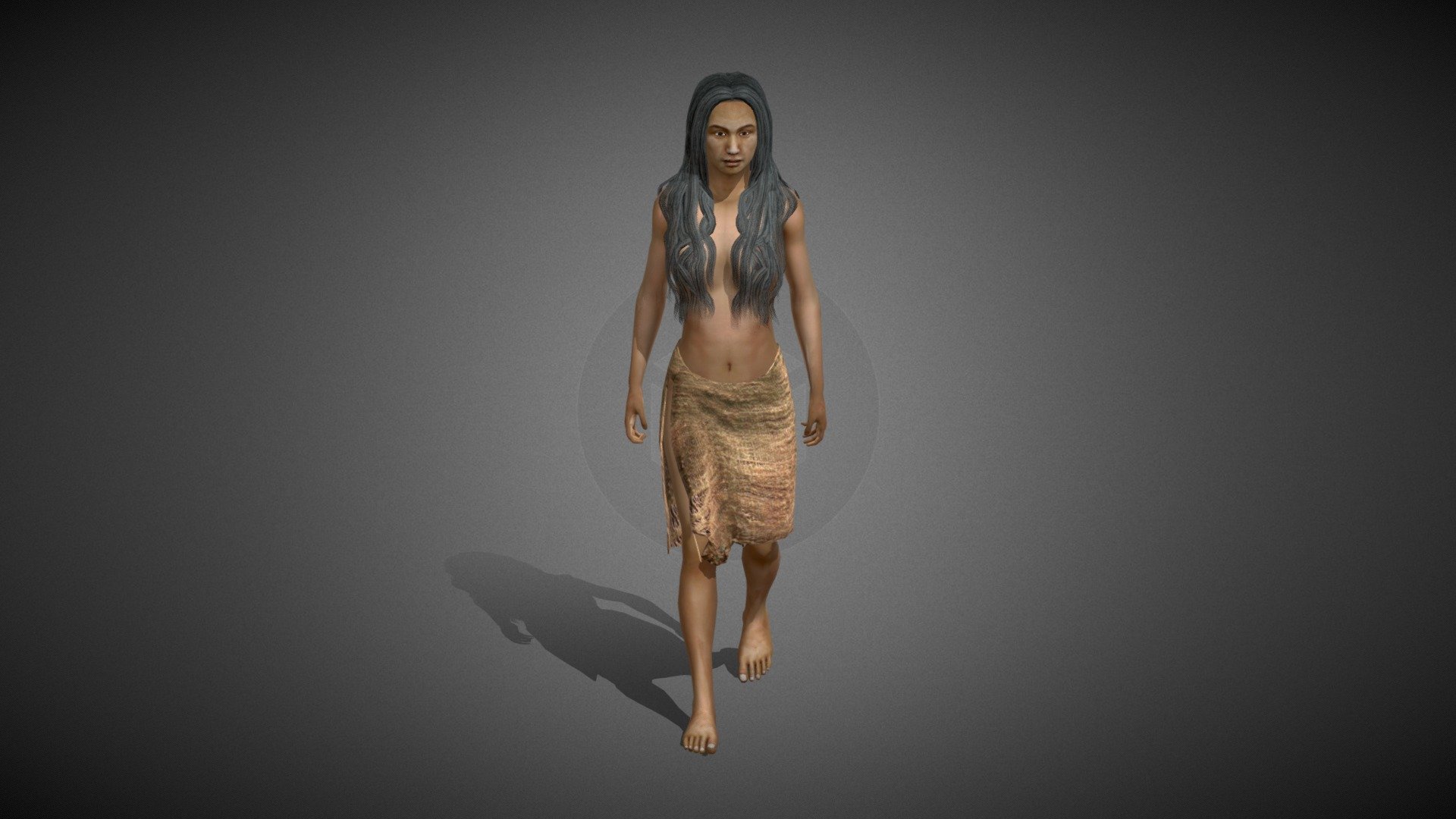 Prehistoric Woman 3d model