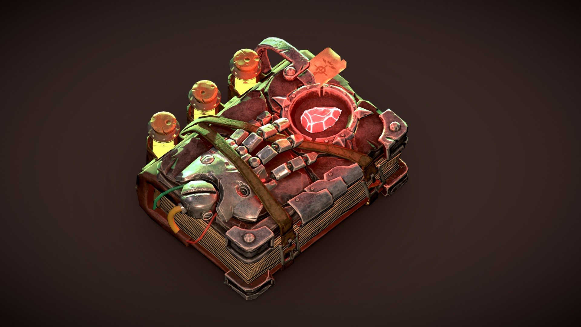 Magic Book [Stylized] 3d model