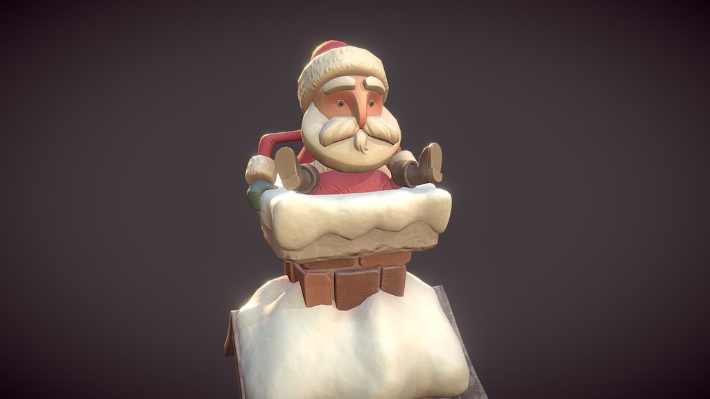 Santa 3d model