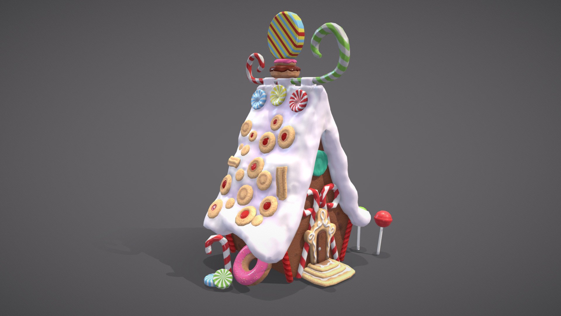 Sweet hut 3d model