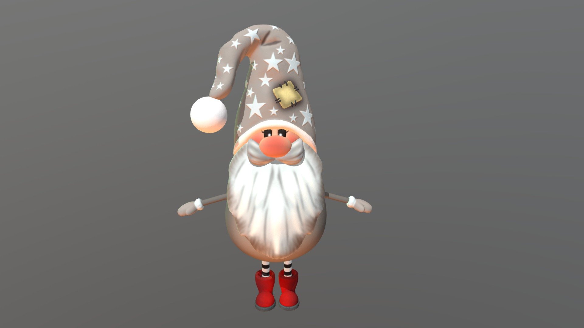 gnome_grey 3d model