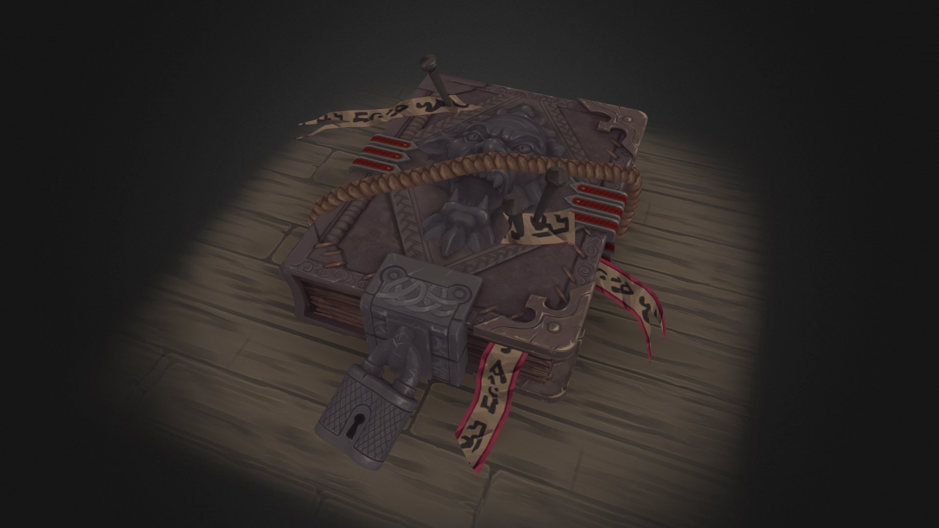 Magic Book 3d model