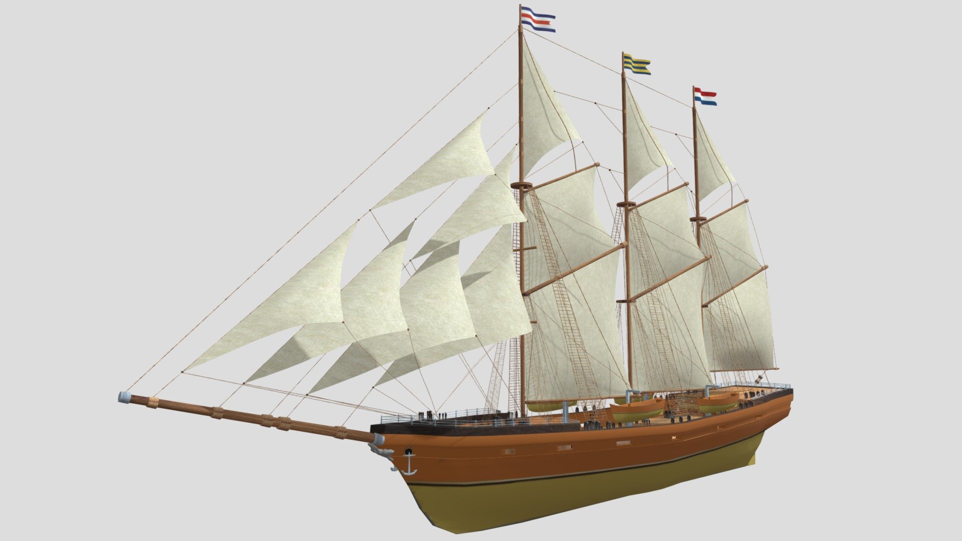 Boat 03b 3d model