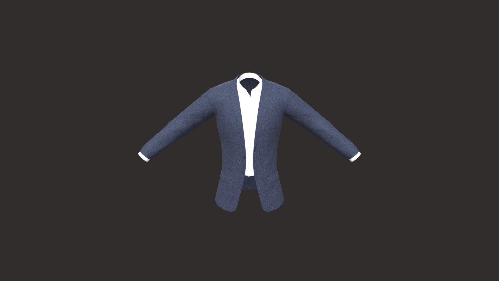 Suit Jacket 3d model