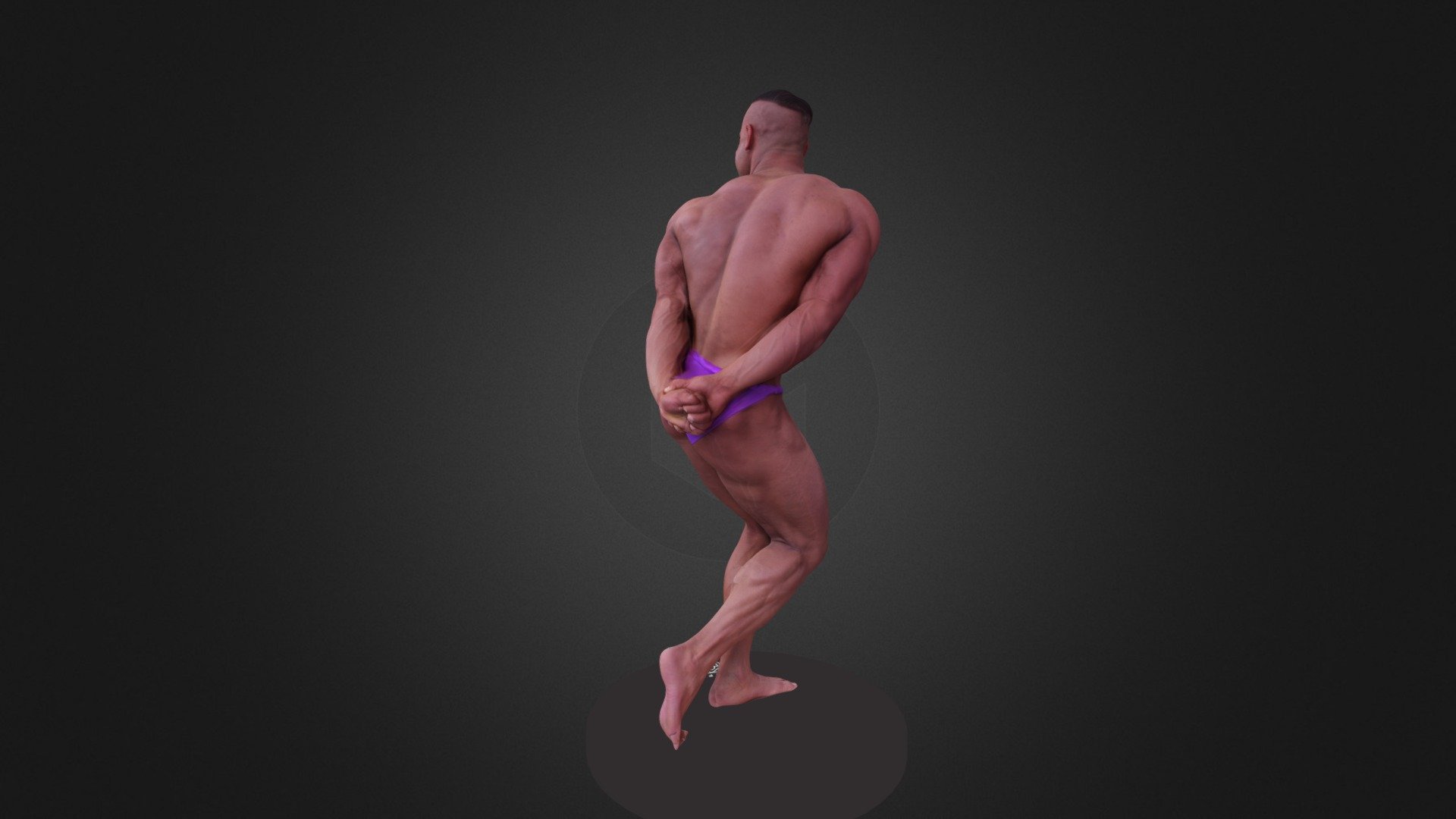 Body athletic 3d model