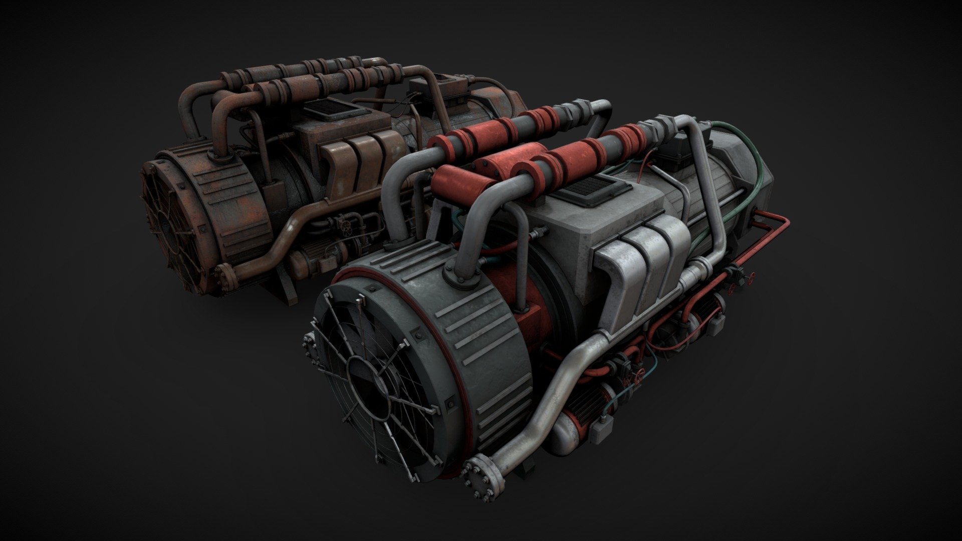 Machinery device 3d model