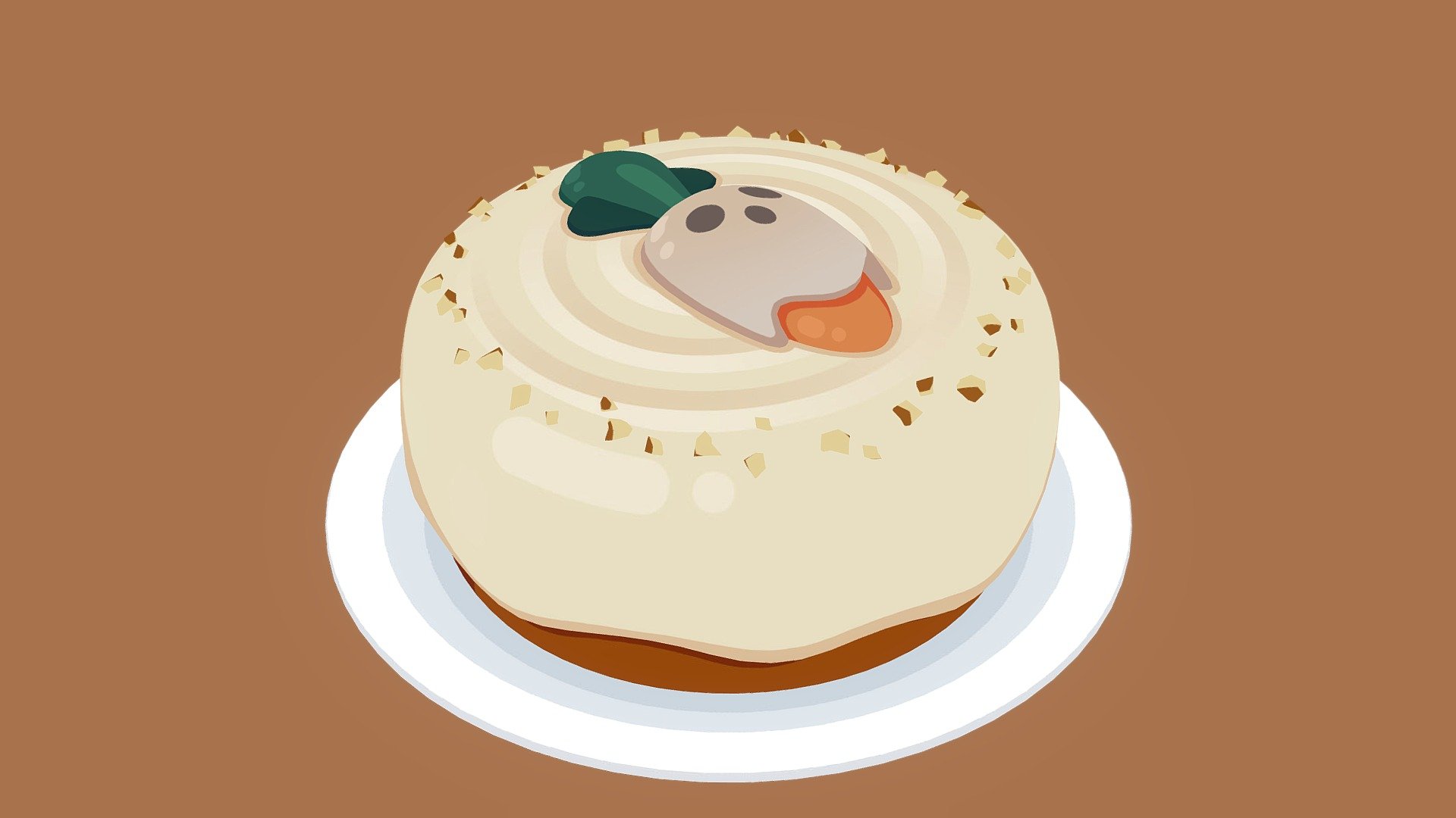 Scarrot Cake 3d model