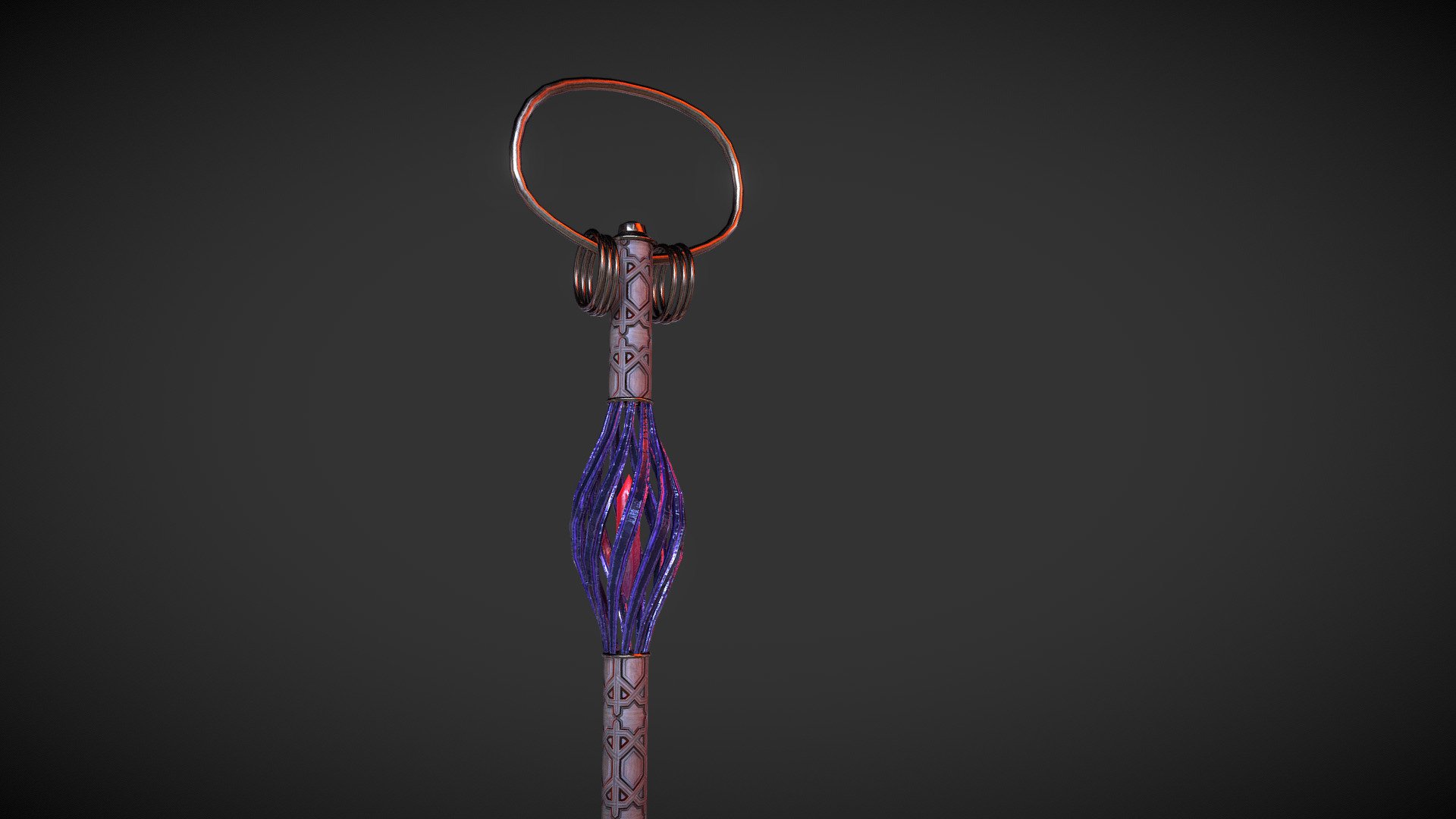 Magic Staff 3d model