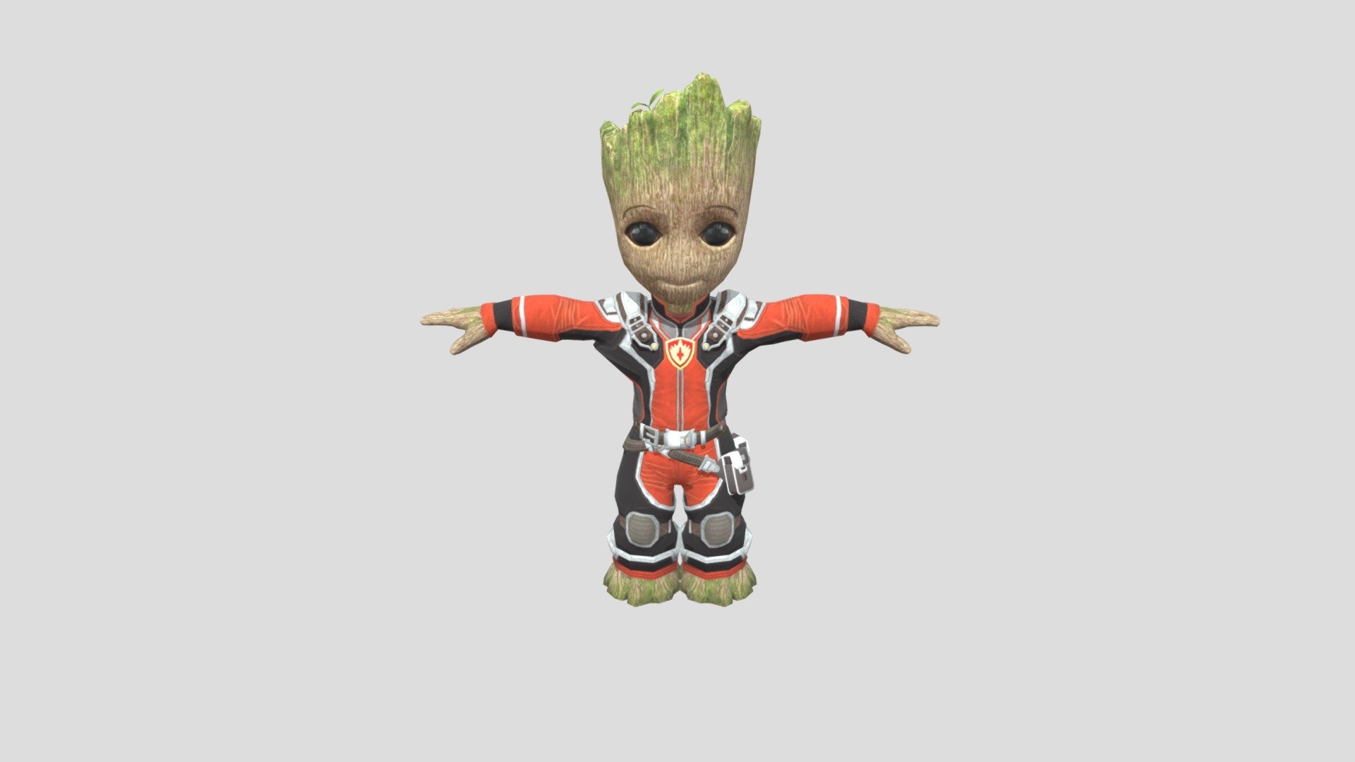 groot-t-pose 3d model