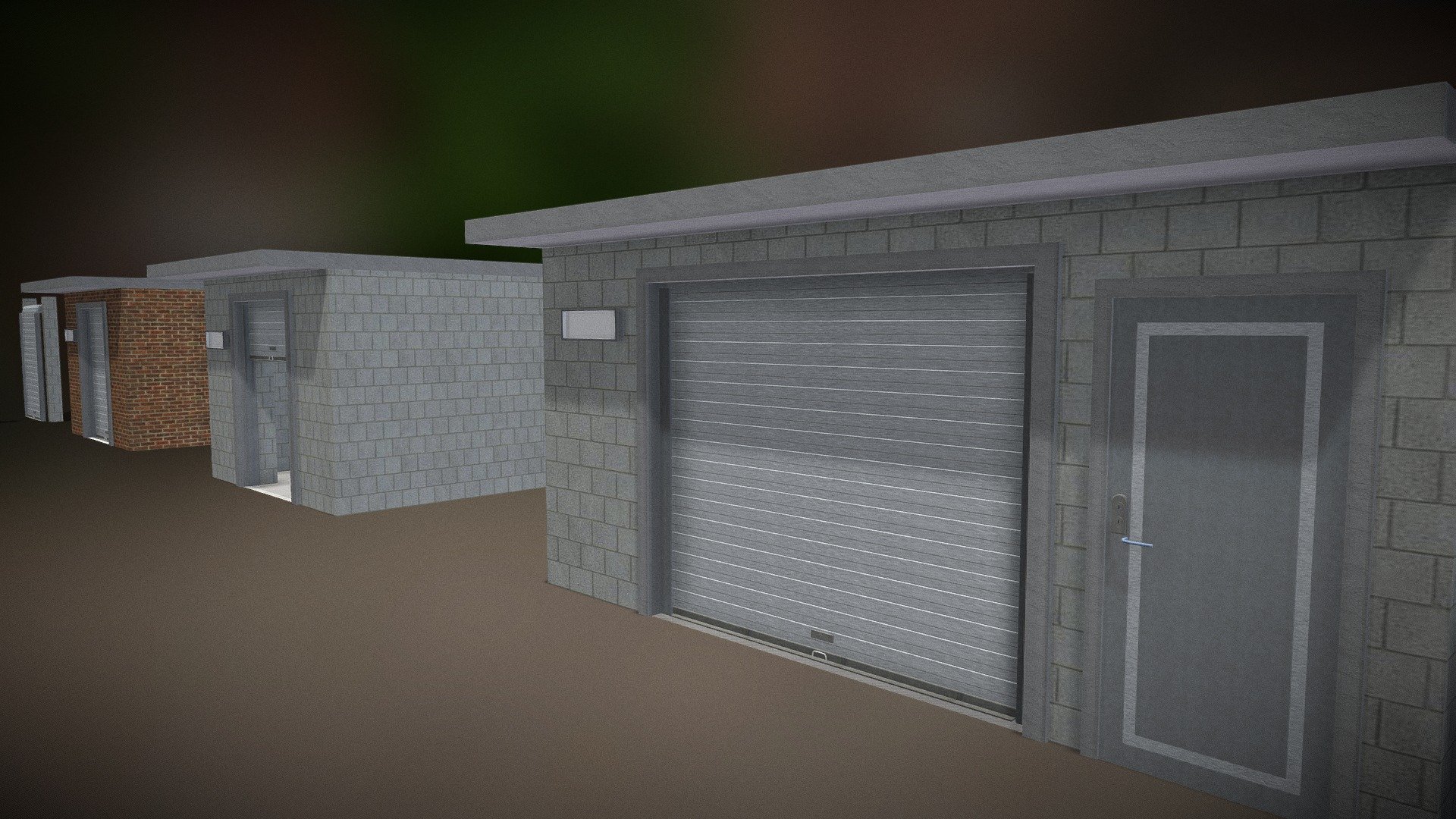 Small storage unit / Personal storage 3d model