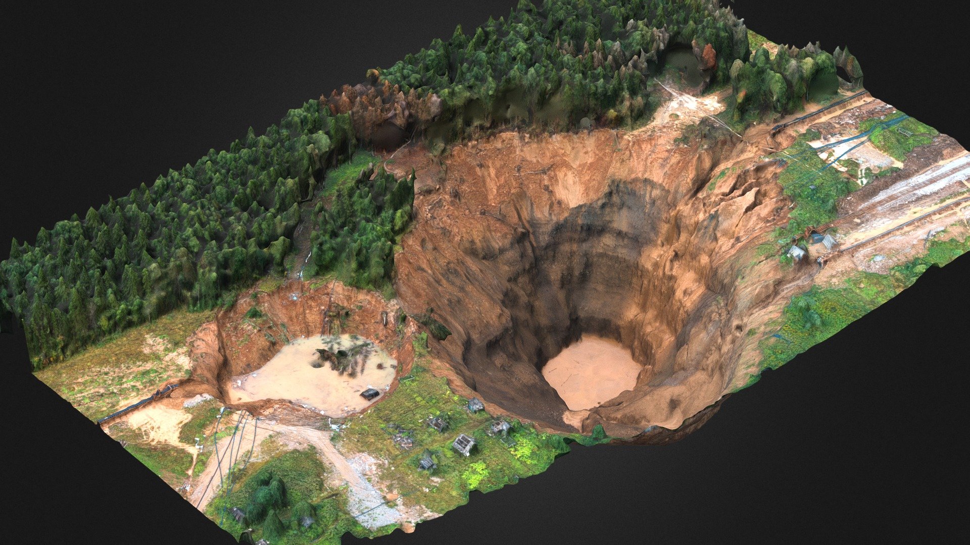 Sink hole 3d model