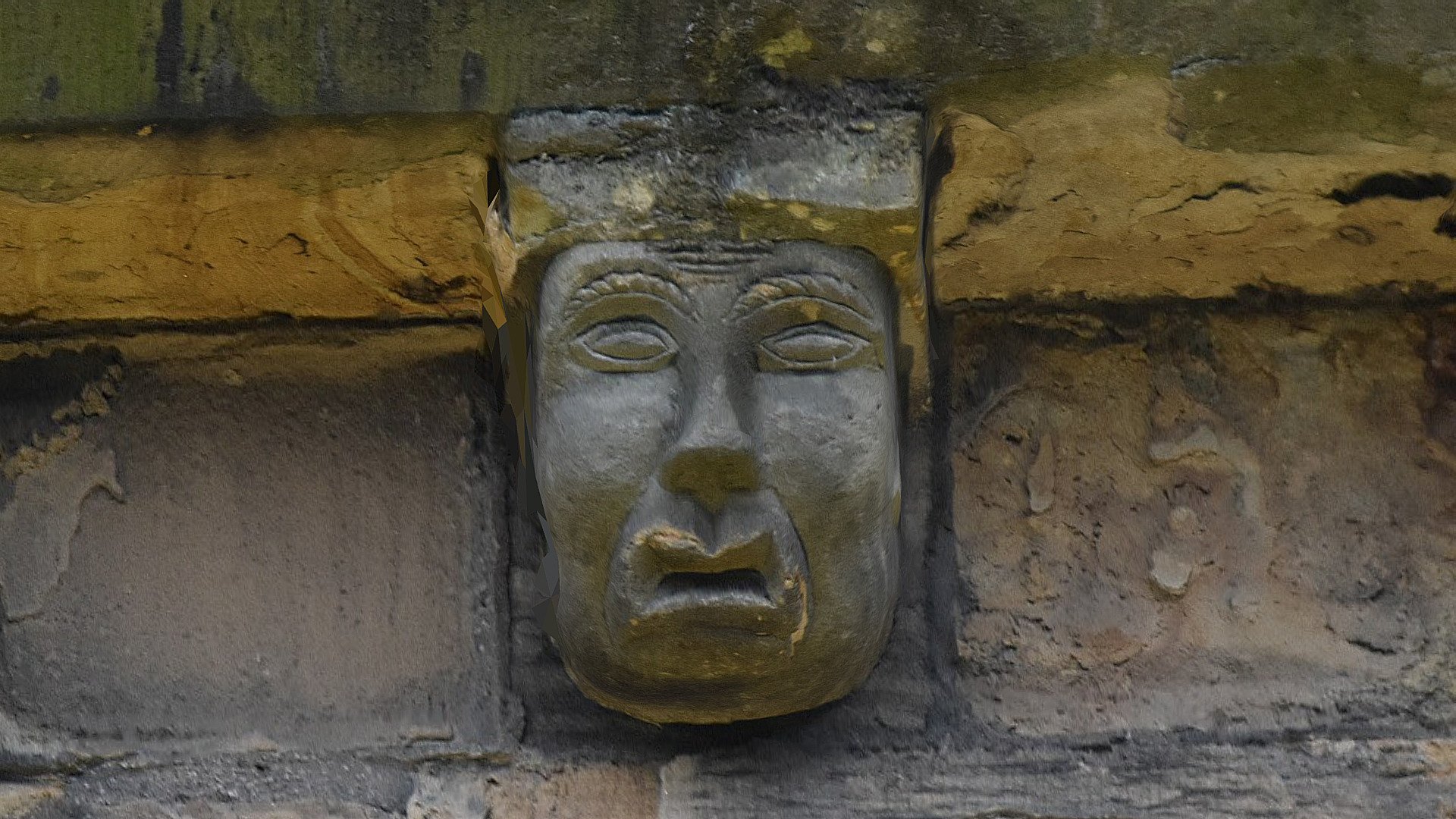 Grotesque corbel 07, Durham Cathedral 3d model