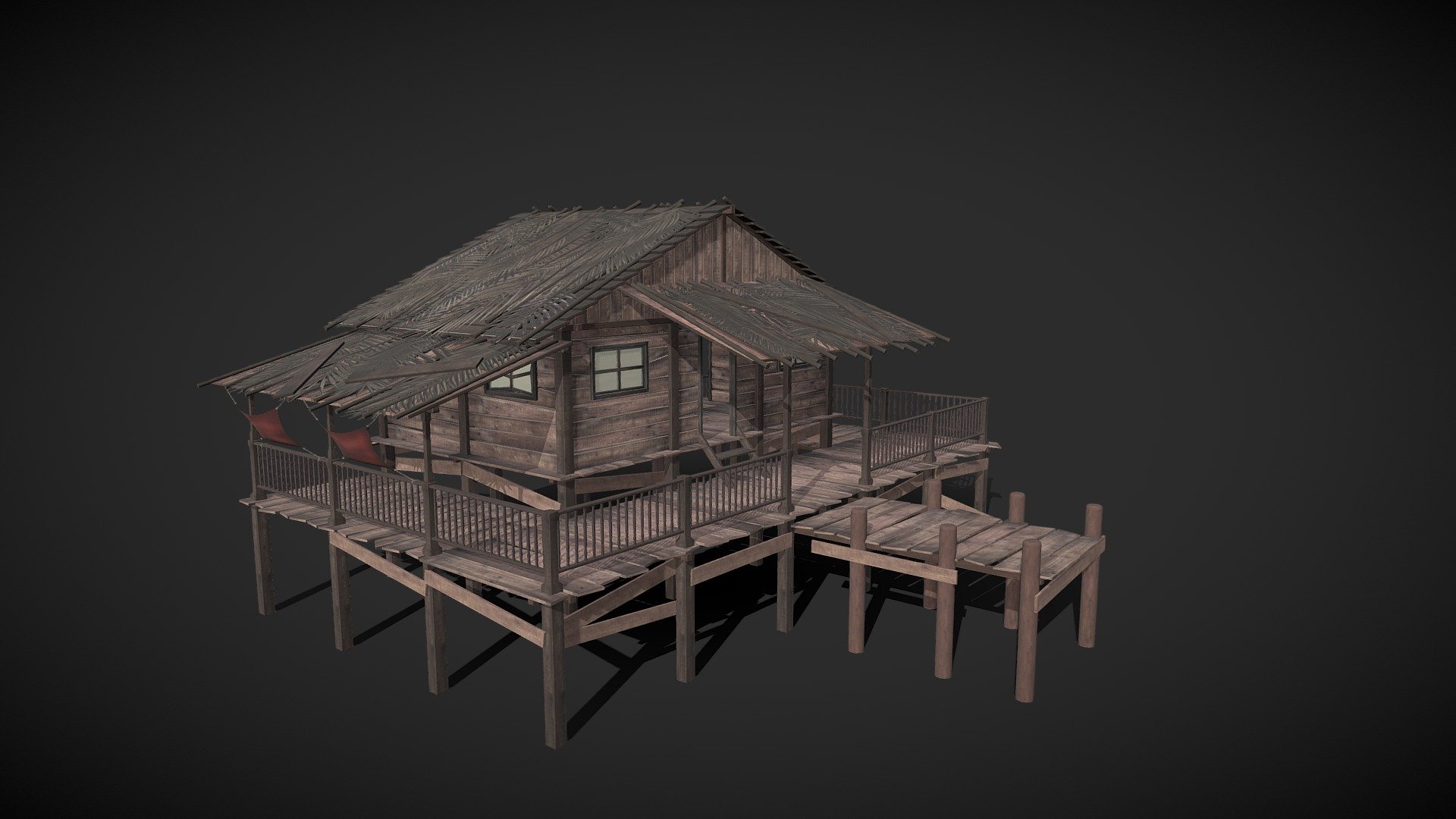 Dock Pier 3d model