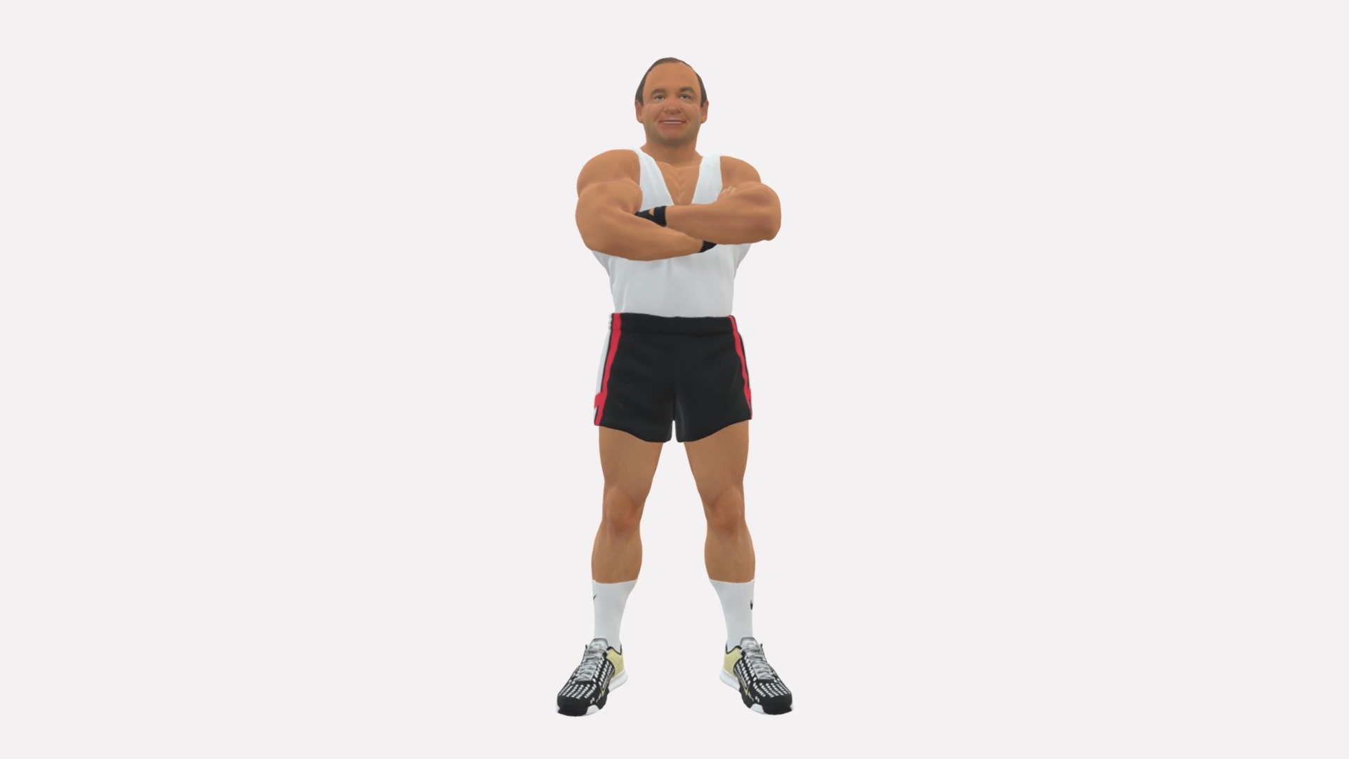 Man In Shorts 0168 3d model