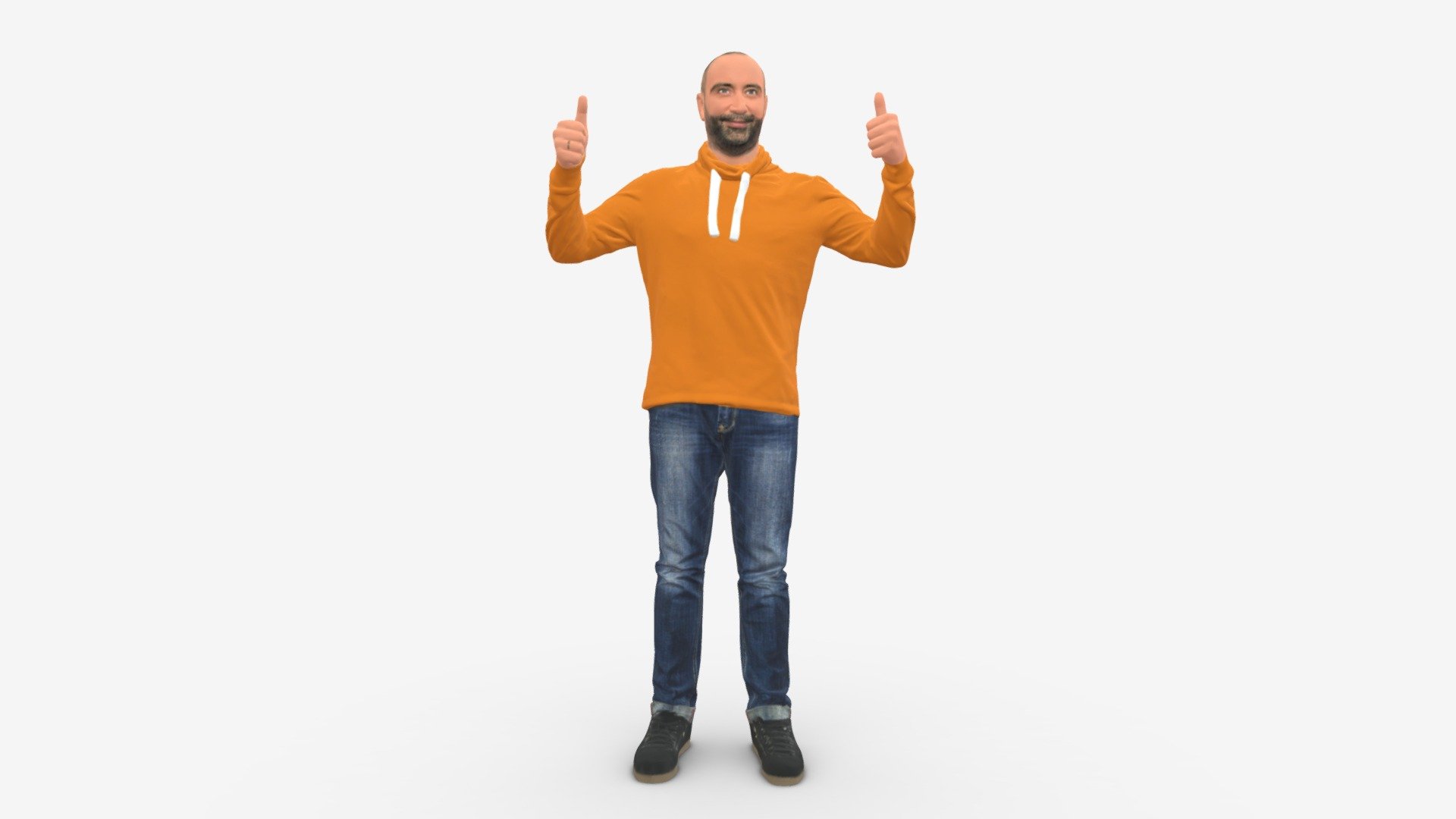 Happy Man 1019 3d model