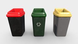 Waste paper bins