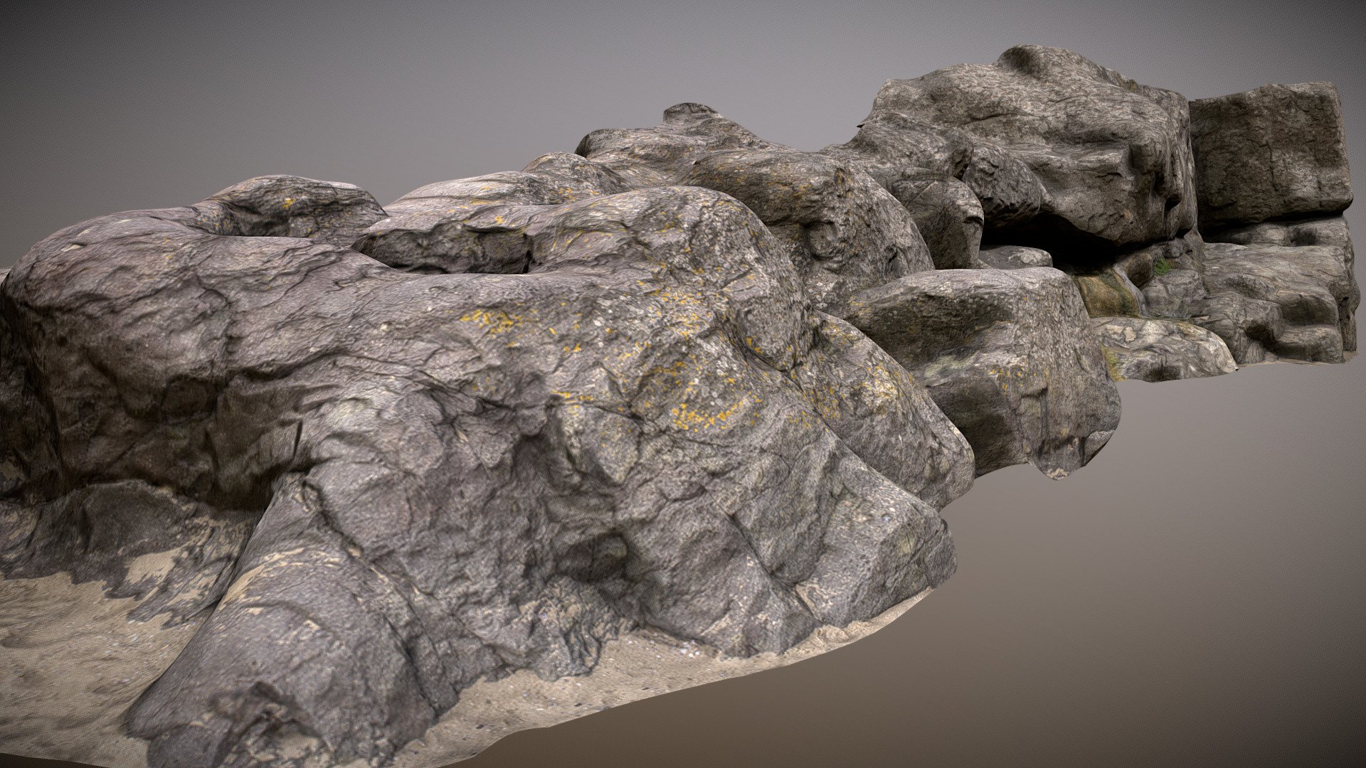 Beach Rock 3d model